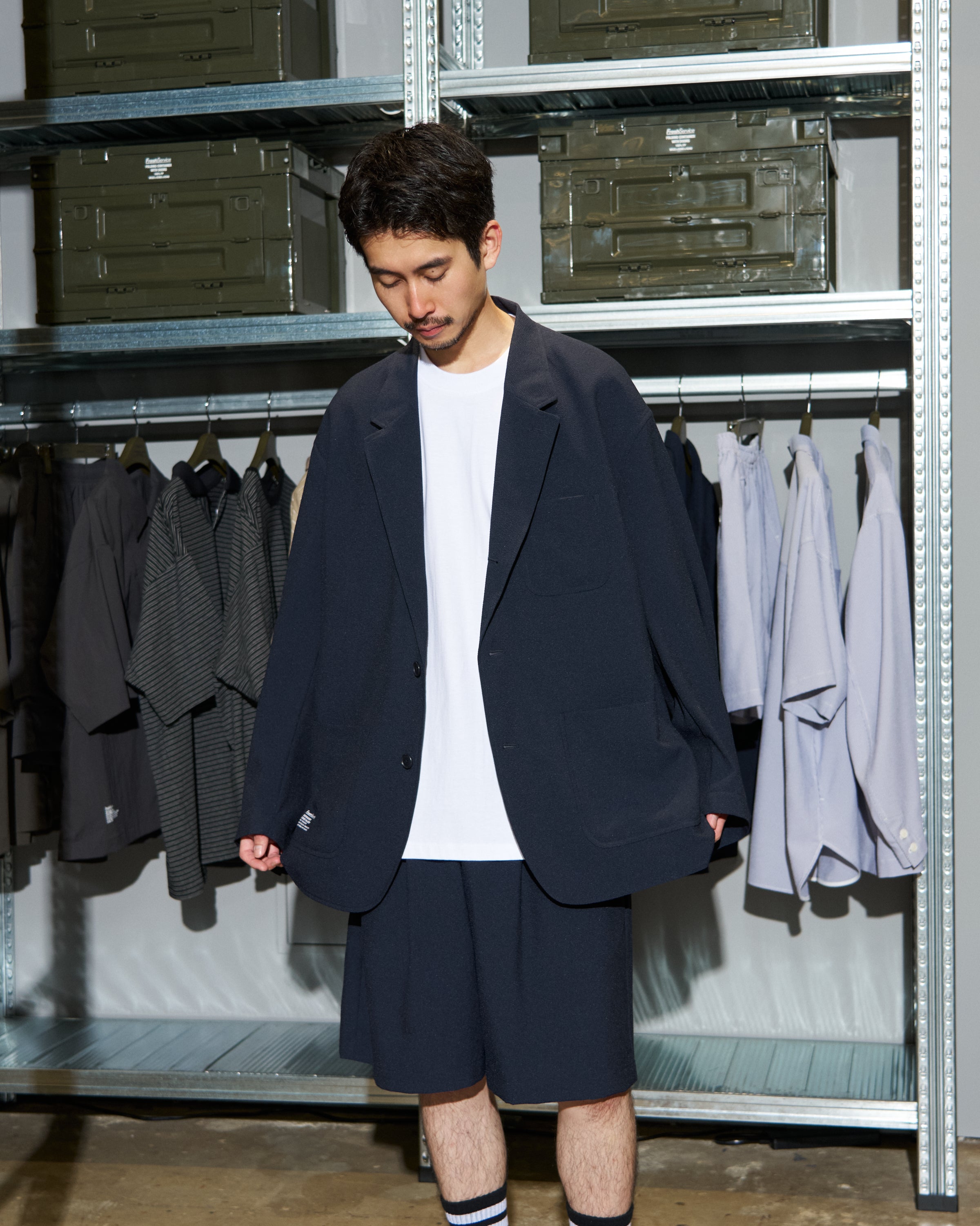 【6/13(土)発売】【LIMITED】SEERSUCKER STRIPE BLAZER