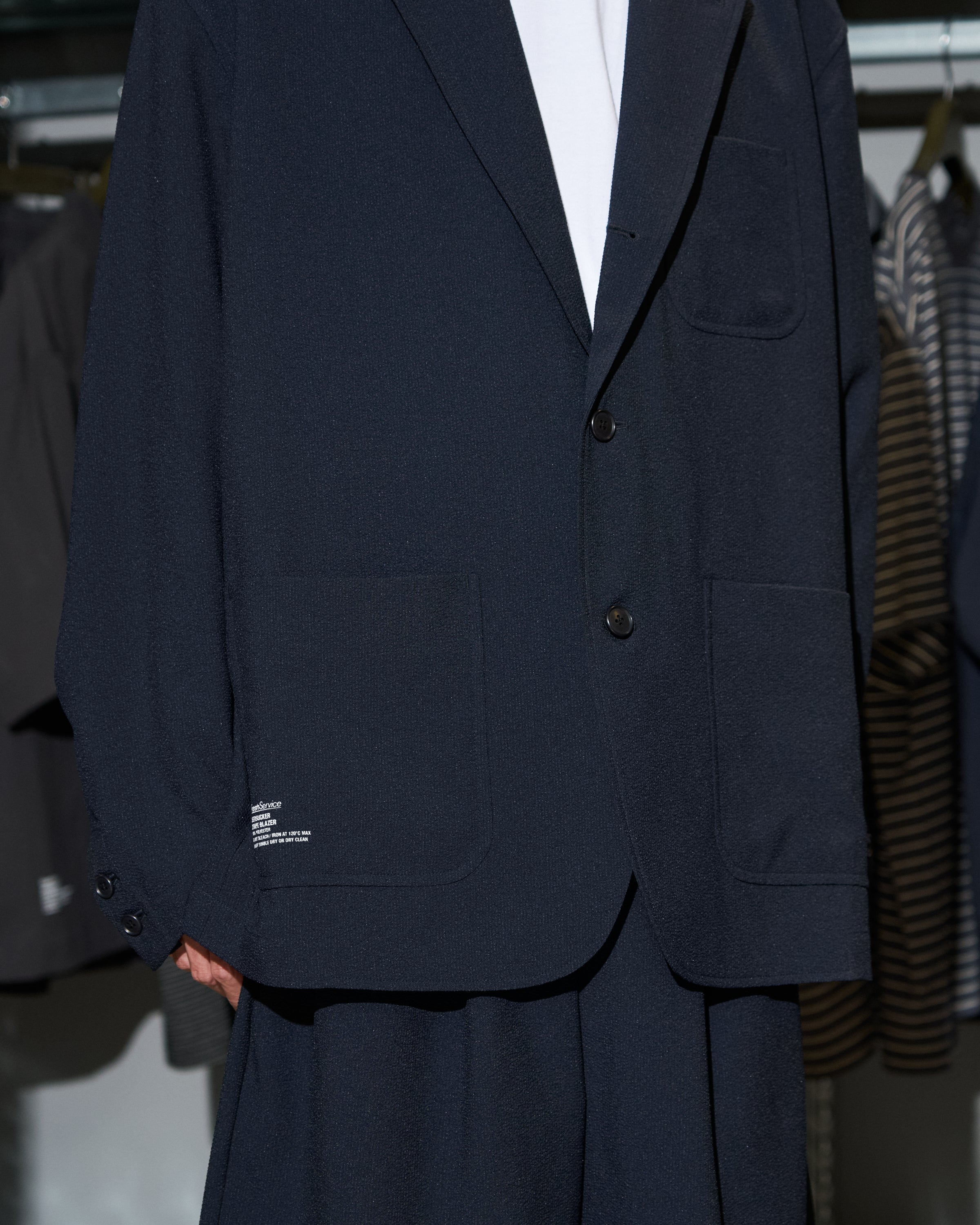 【6/13(土)発売】【LIMITED】SEERSUCKER STRIPE BLAZER