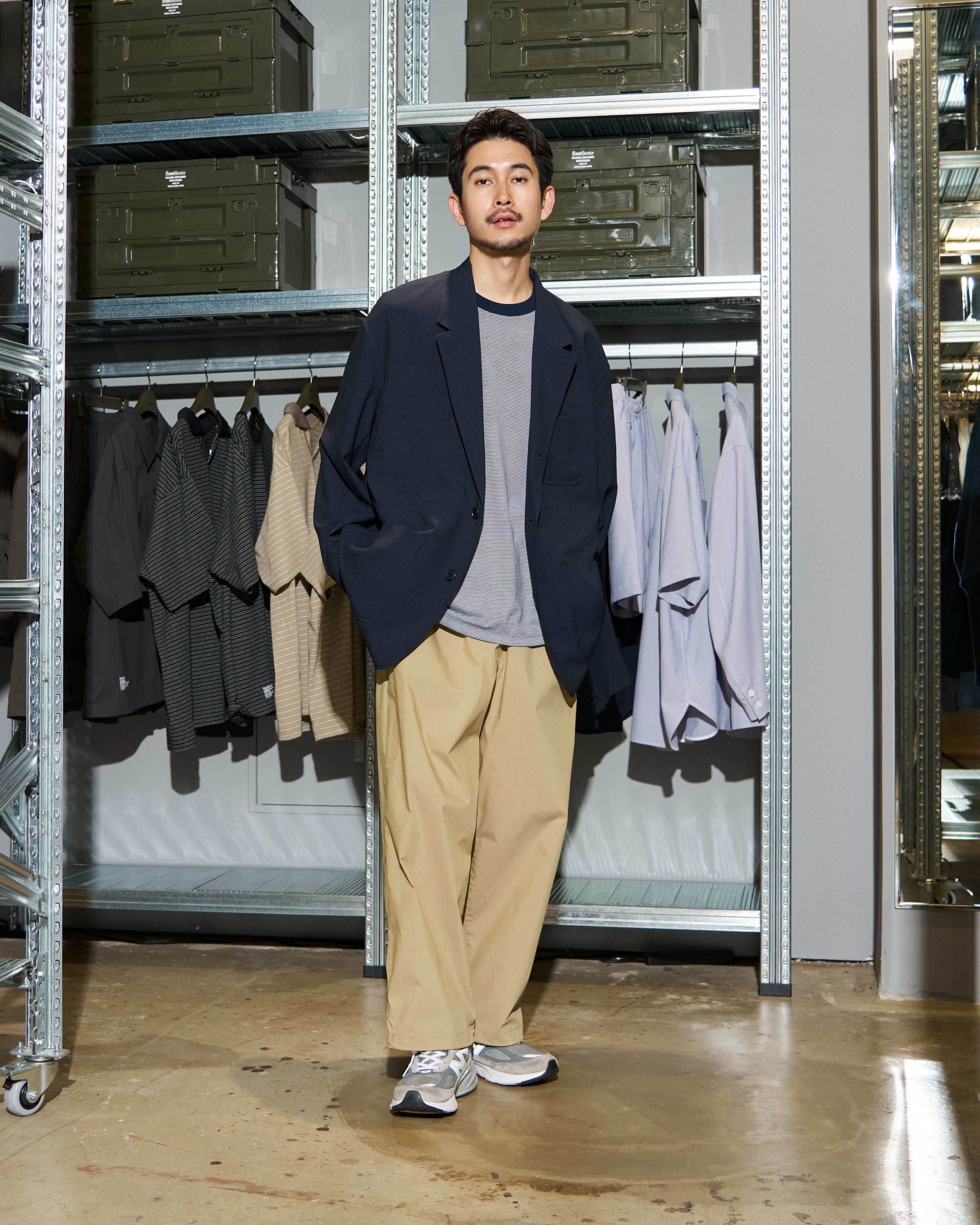 【6/13(土)発売】【LIMITED】SEERSUCKER STRIPE BLAZER