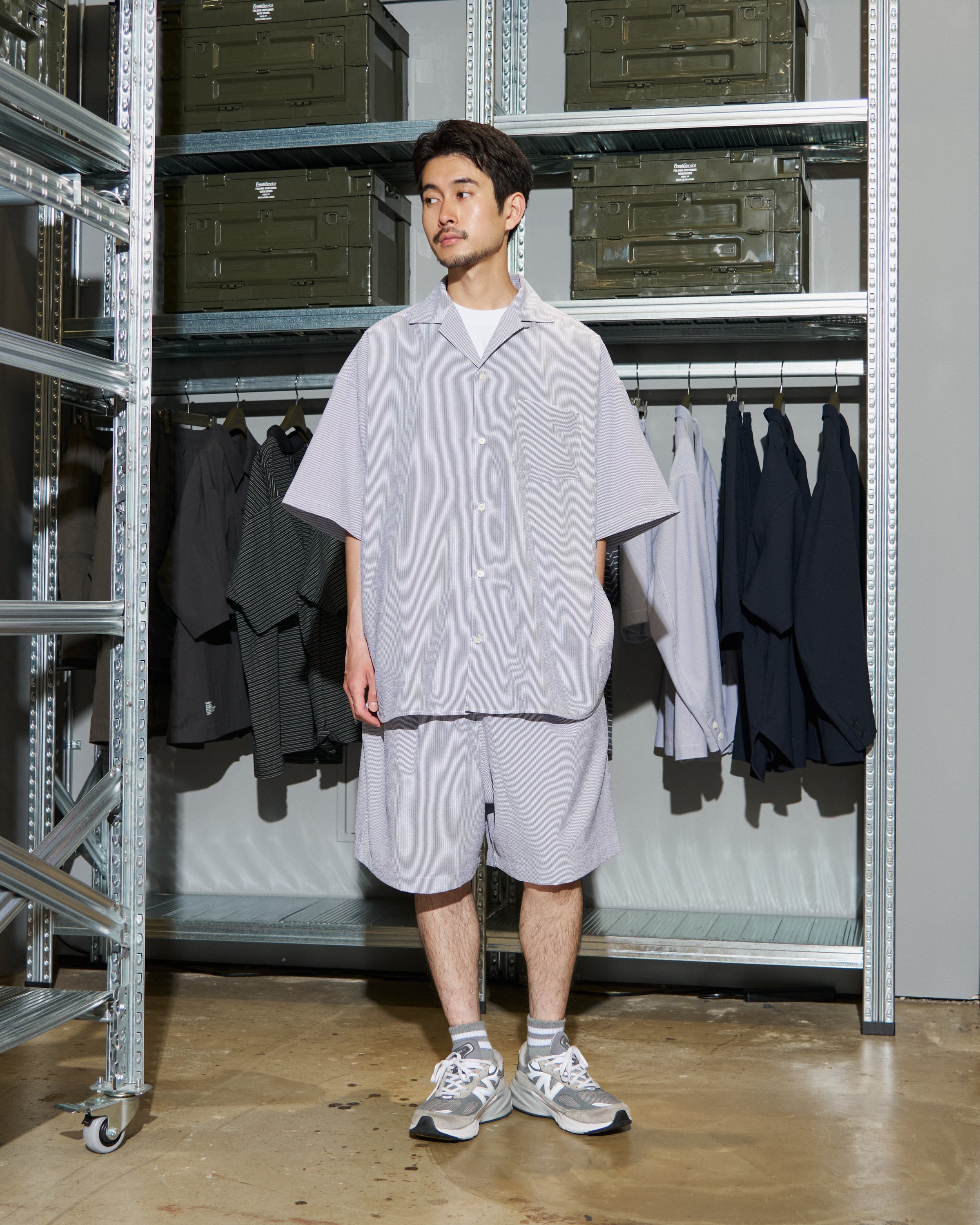 6/13(土)発売】【LIMITED】SEERSUCKER STRIPE EASY SHORTS