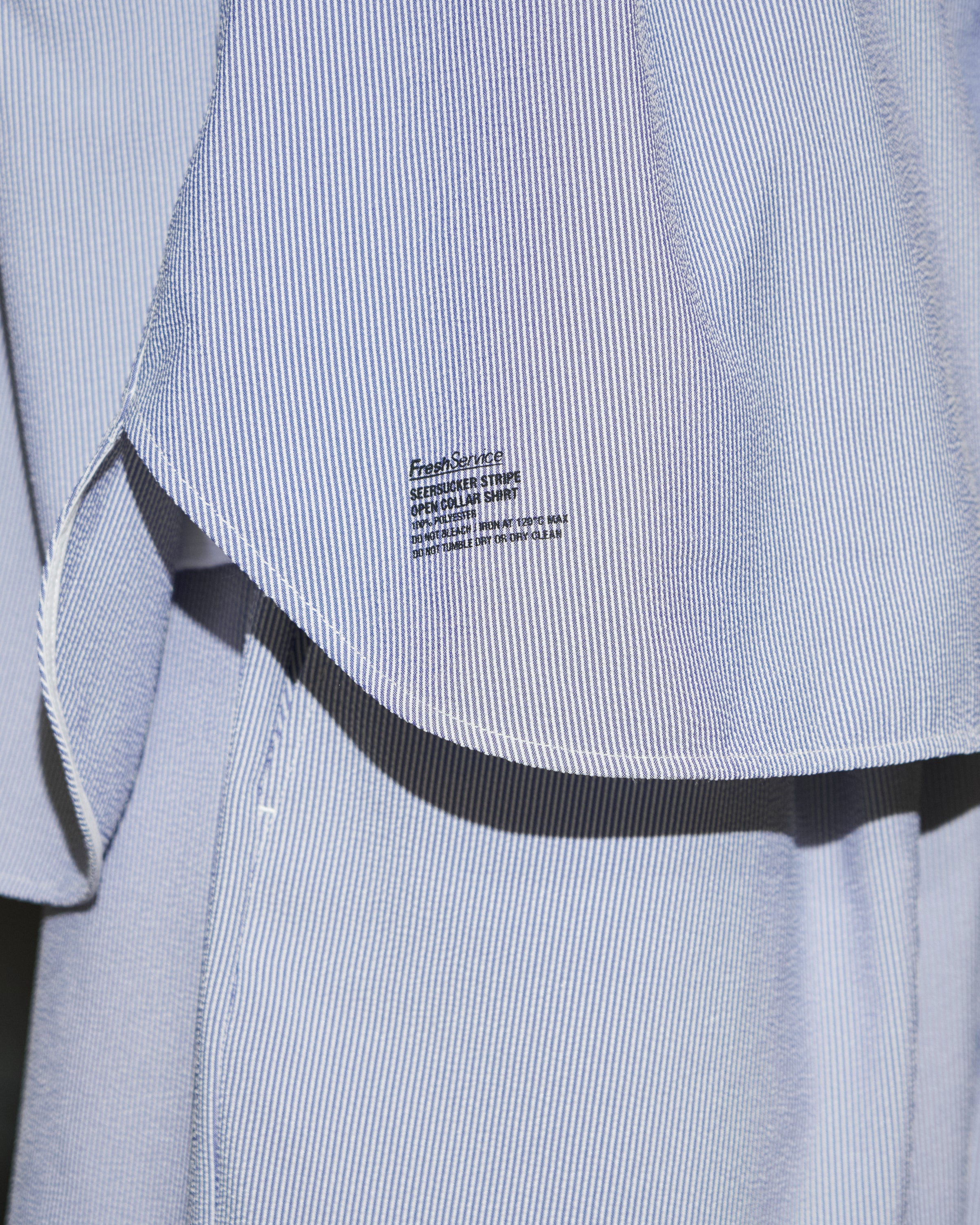 【6/13(土)発売】【LIMITED】SEERSUCKER STRIPE OPEN COLLAR SHIRT