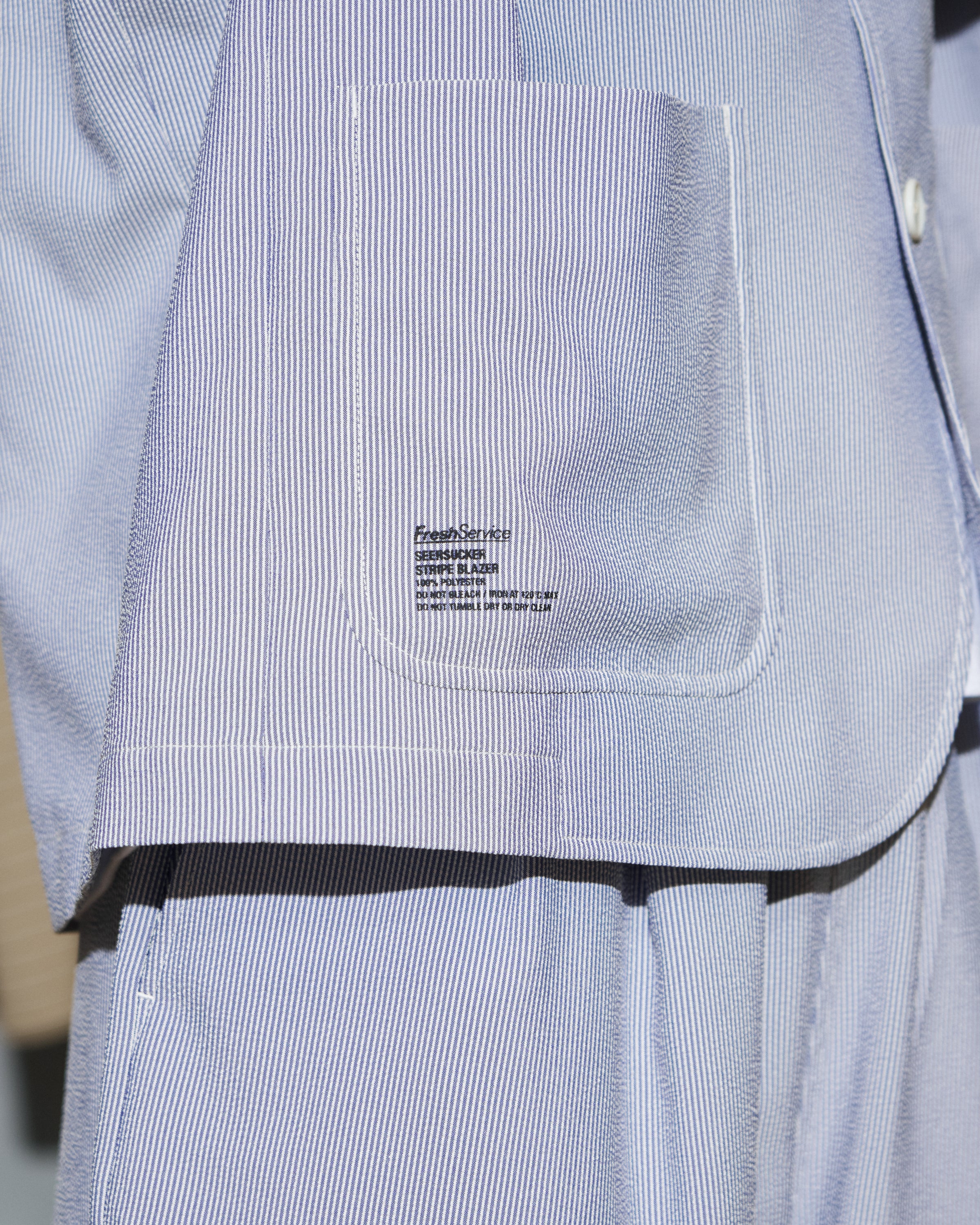 【6/13(土)発売】【LIMITED】SEERSUCKER STRIPE BLAZER