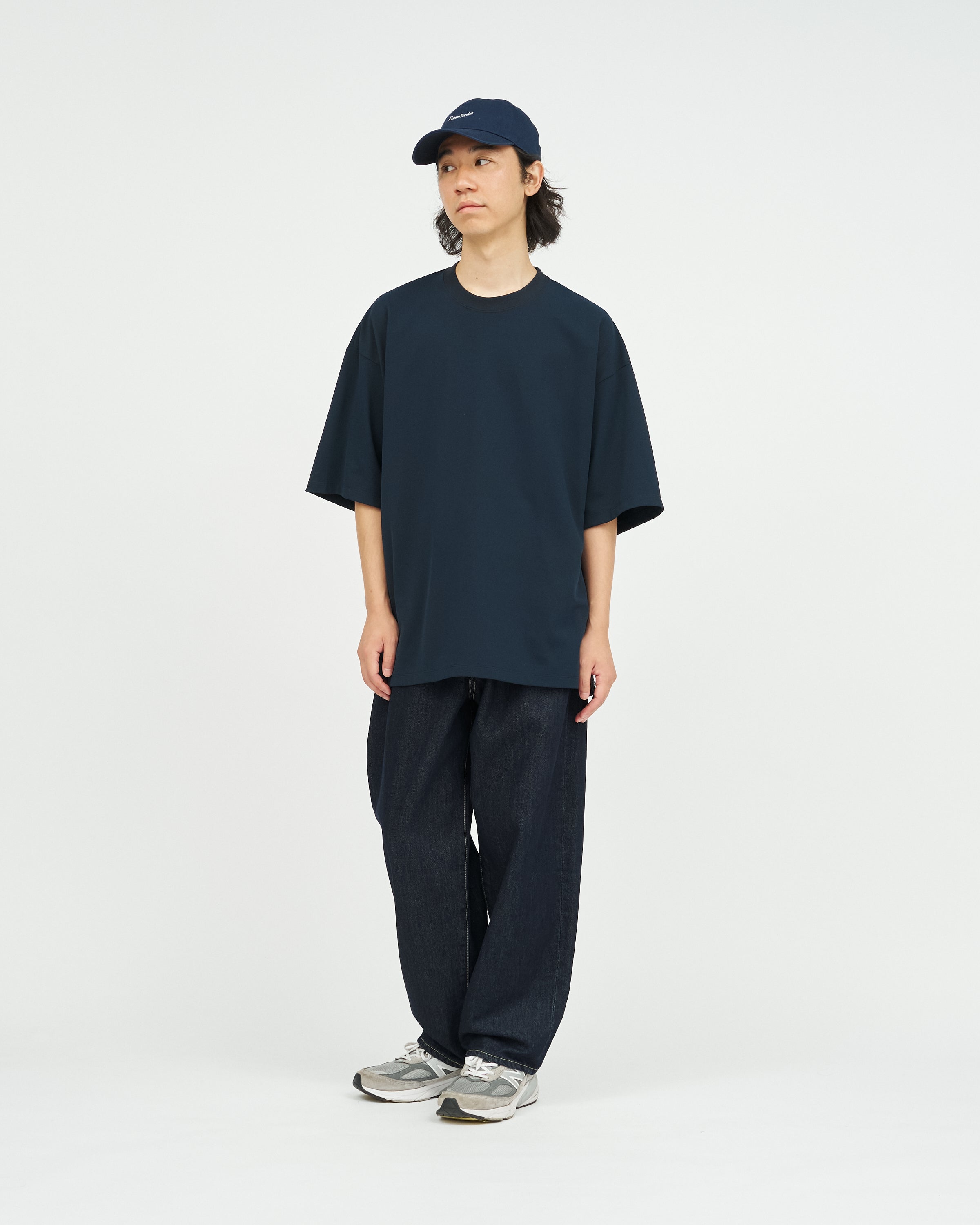 DRY PIQUE JERSEY CREW NECK TEE
