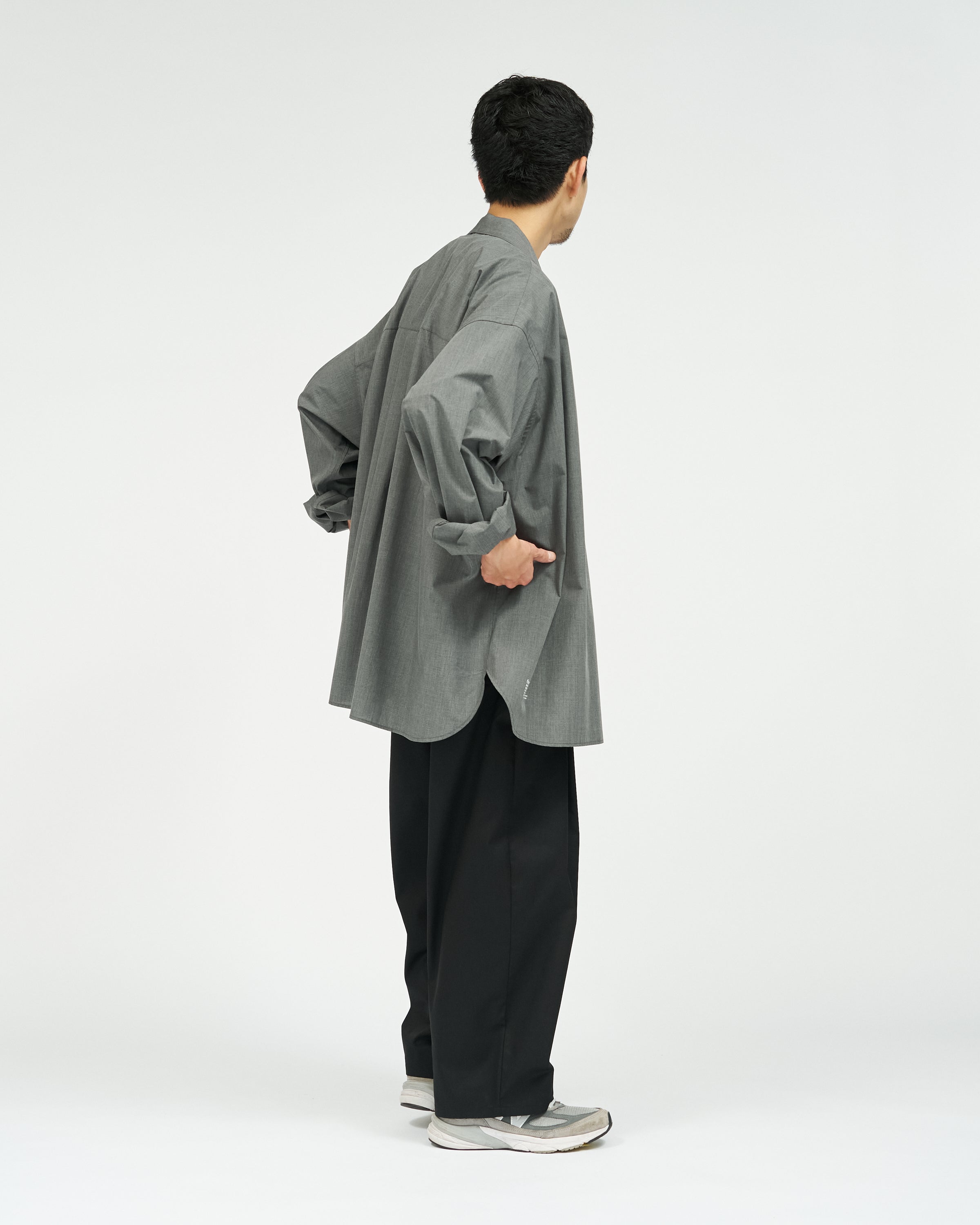 【8/22(土)発売】AIR POPLIN  OPEN COLLAR SHIRT