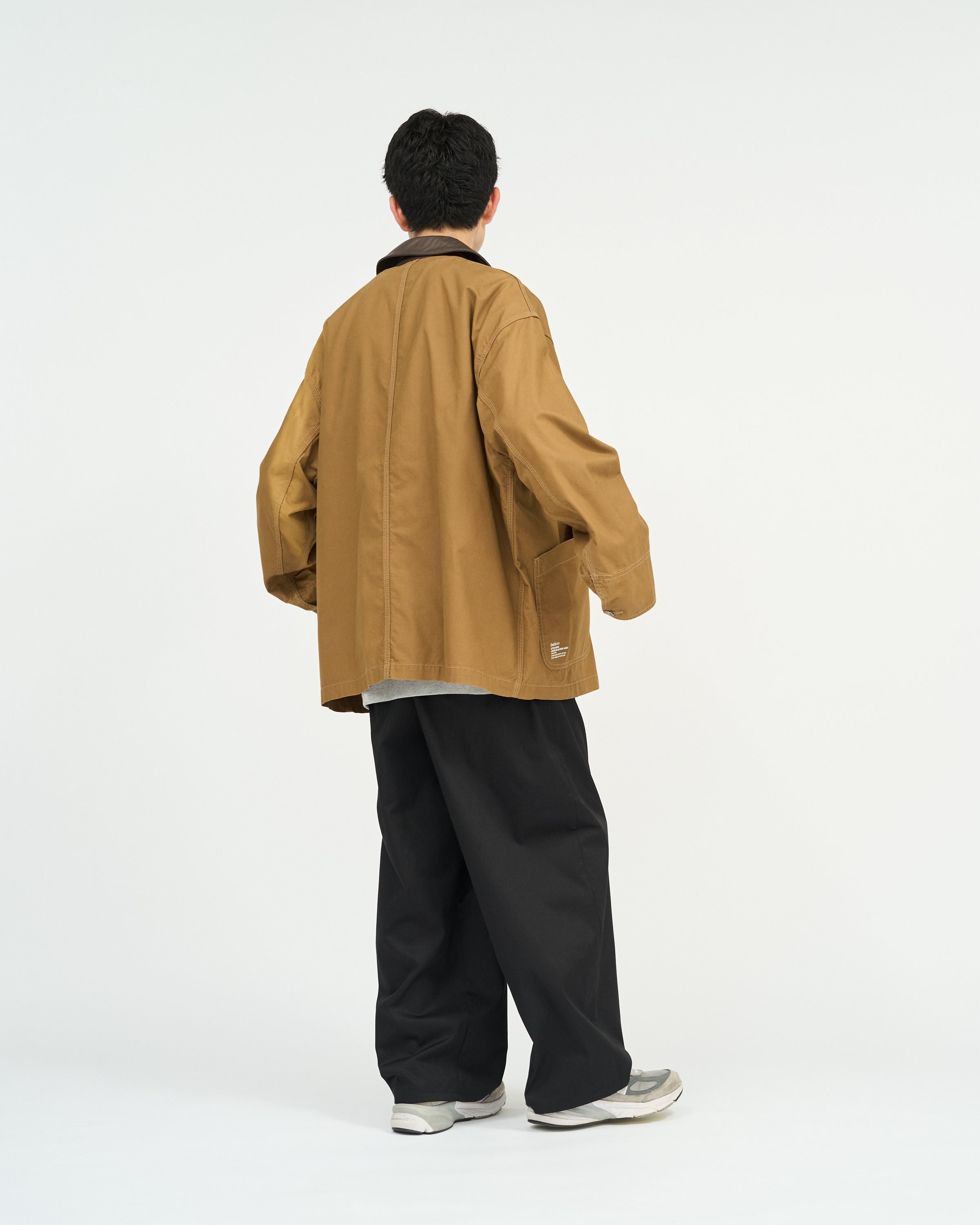 【9/5(土)発売】COTTON CANVAS  LEATHER COLLAR WORK JACKET