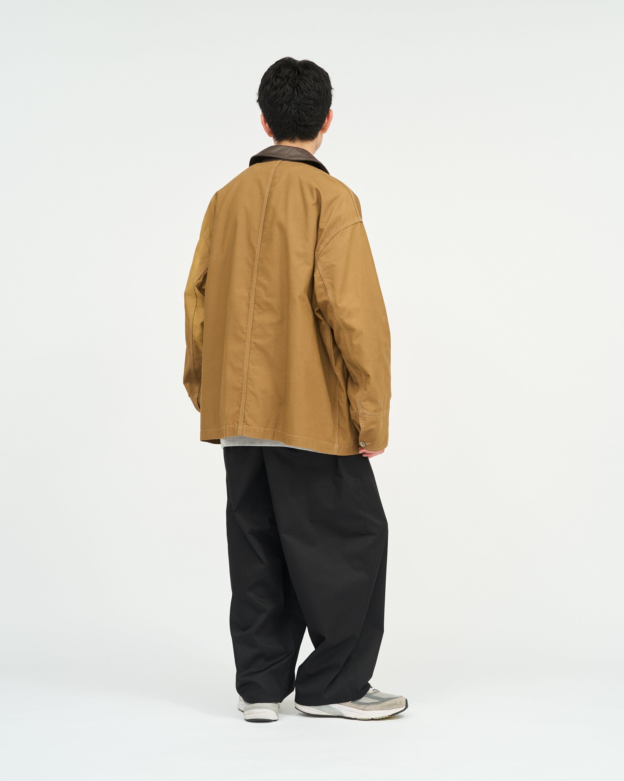 【9/5(土)発売】COTTON CANVAS  LEATHER COLLAR WORK JACKET