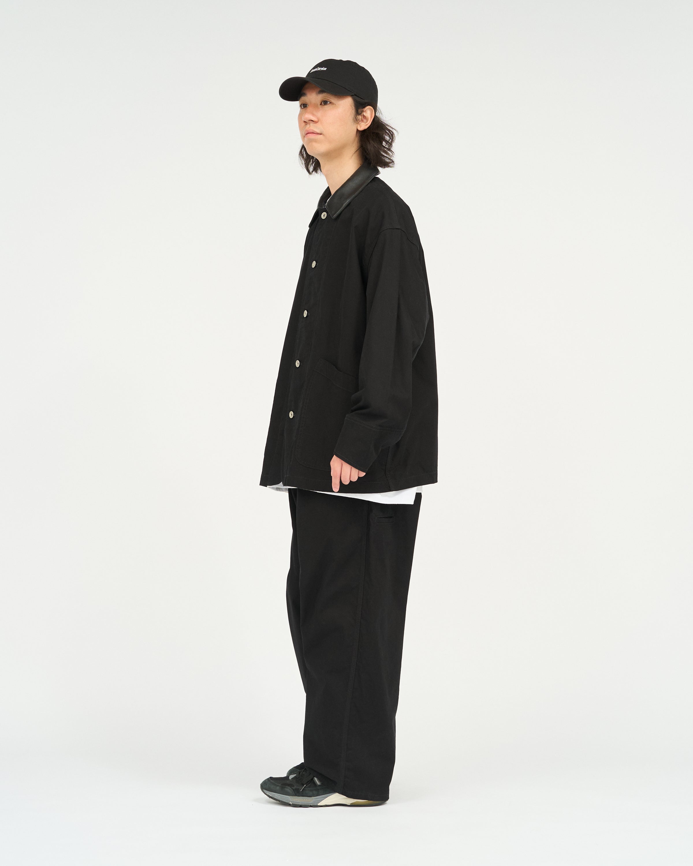 【9/5(土)発売】COTTON CANVAS  LEATHER COLLAR WORK JACKET