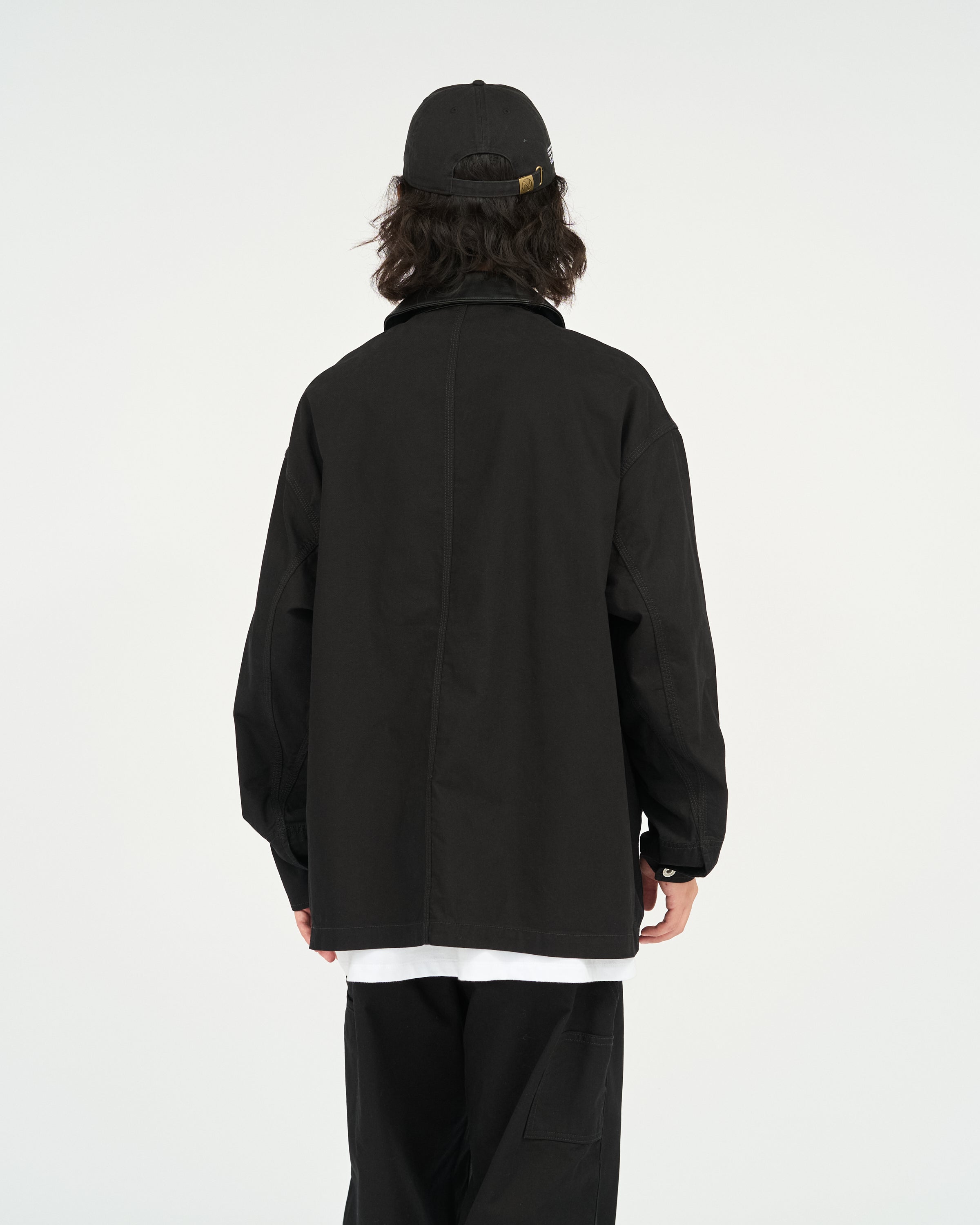 【9/5(土)発売】COTTON CANVAS  LEATHER COLLAR WORK JACKET