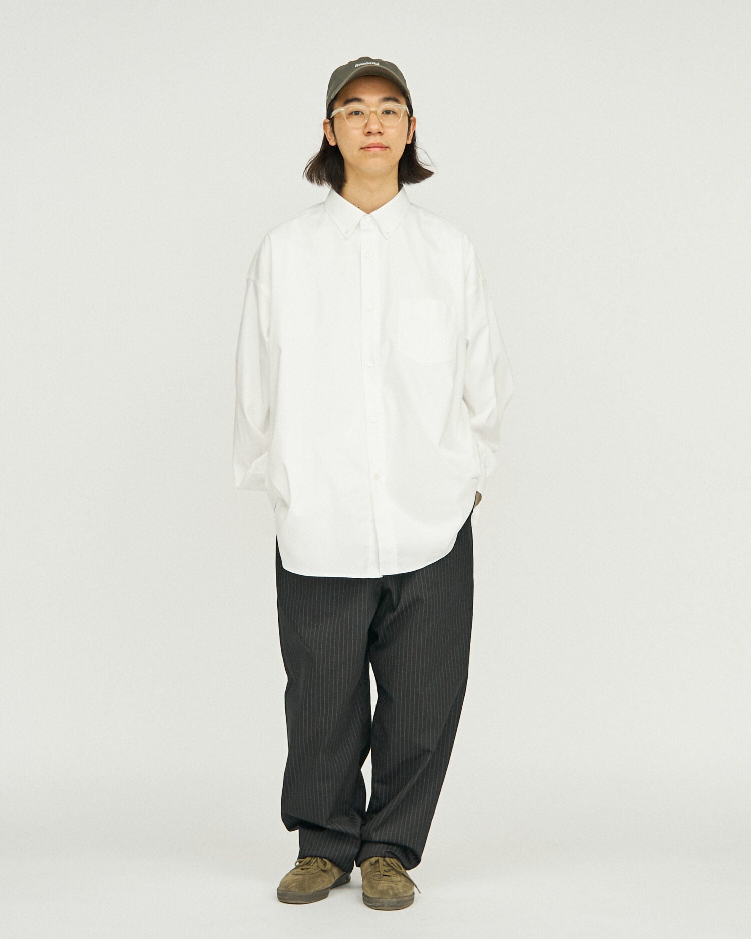 DRY OXFORD CORPORATE L/S B/D SHIRT Sサイズ DRY OXFORD CORPORATE L/S B.D SHIRT