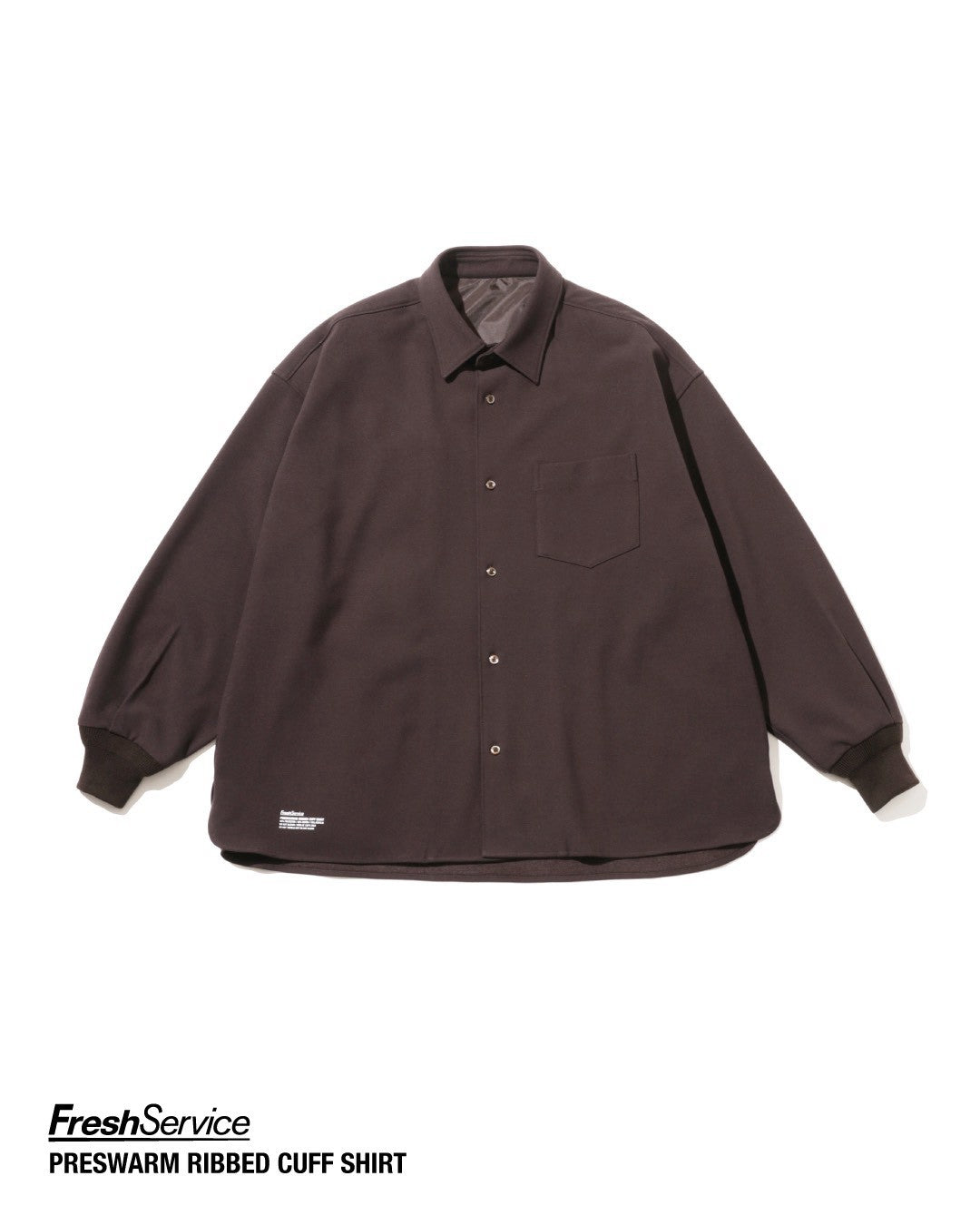 【9/26(土)発売】PRESWARM RIBBED CUFF SHIRT