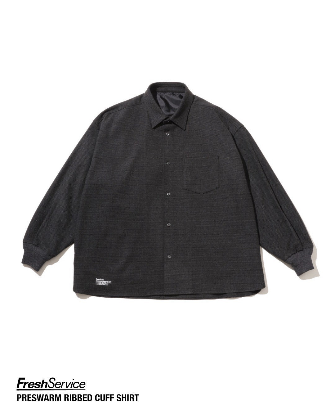 【9/26(土)発売】PRESWARM RIBBED CUFF SHIRT