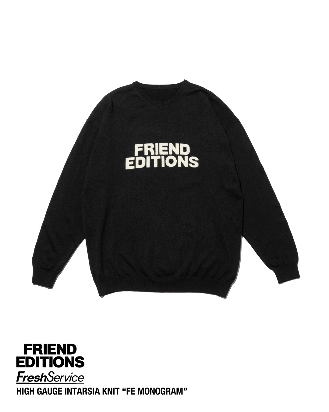 【8/29(土)発売】HIGH GAUGE INTARSIA KNIT ”FE MONOGRAM”