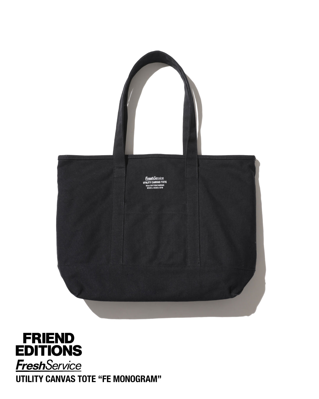 UTILITY CANVAS TOTE ”FE MONOGRAM”