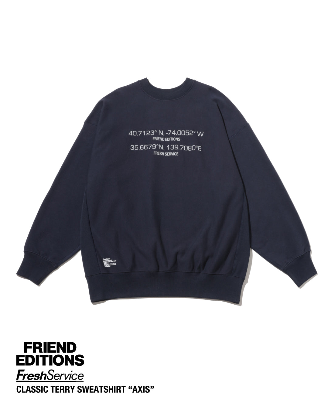 【8/29(土)発売】CLASSIC TERRY SWEATSHIRT ”AXIS”