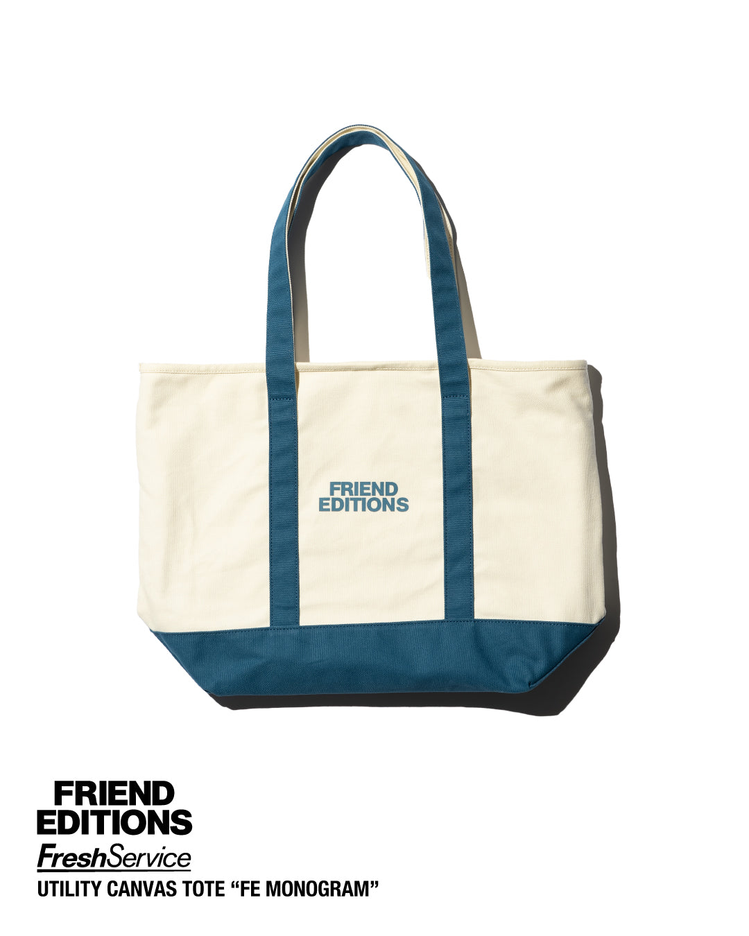 UTILITY CANVAS TOTE ”FE MONOGRAM”