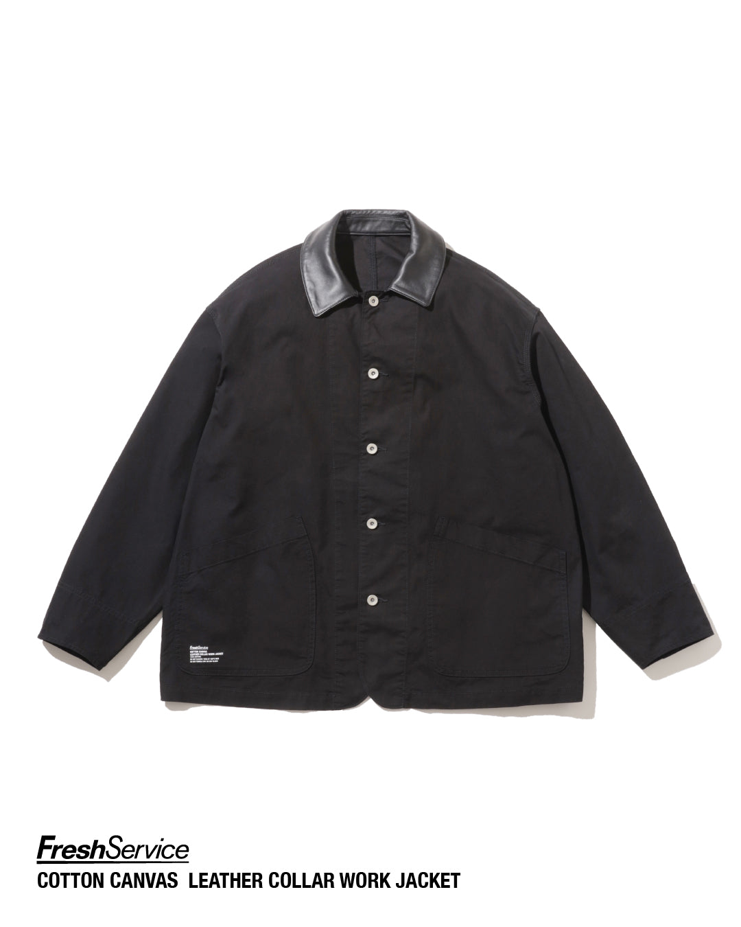 【9/5(土)発売】COTTON CANVAS  LEATHER COLLAR WORK JACKET