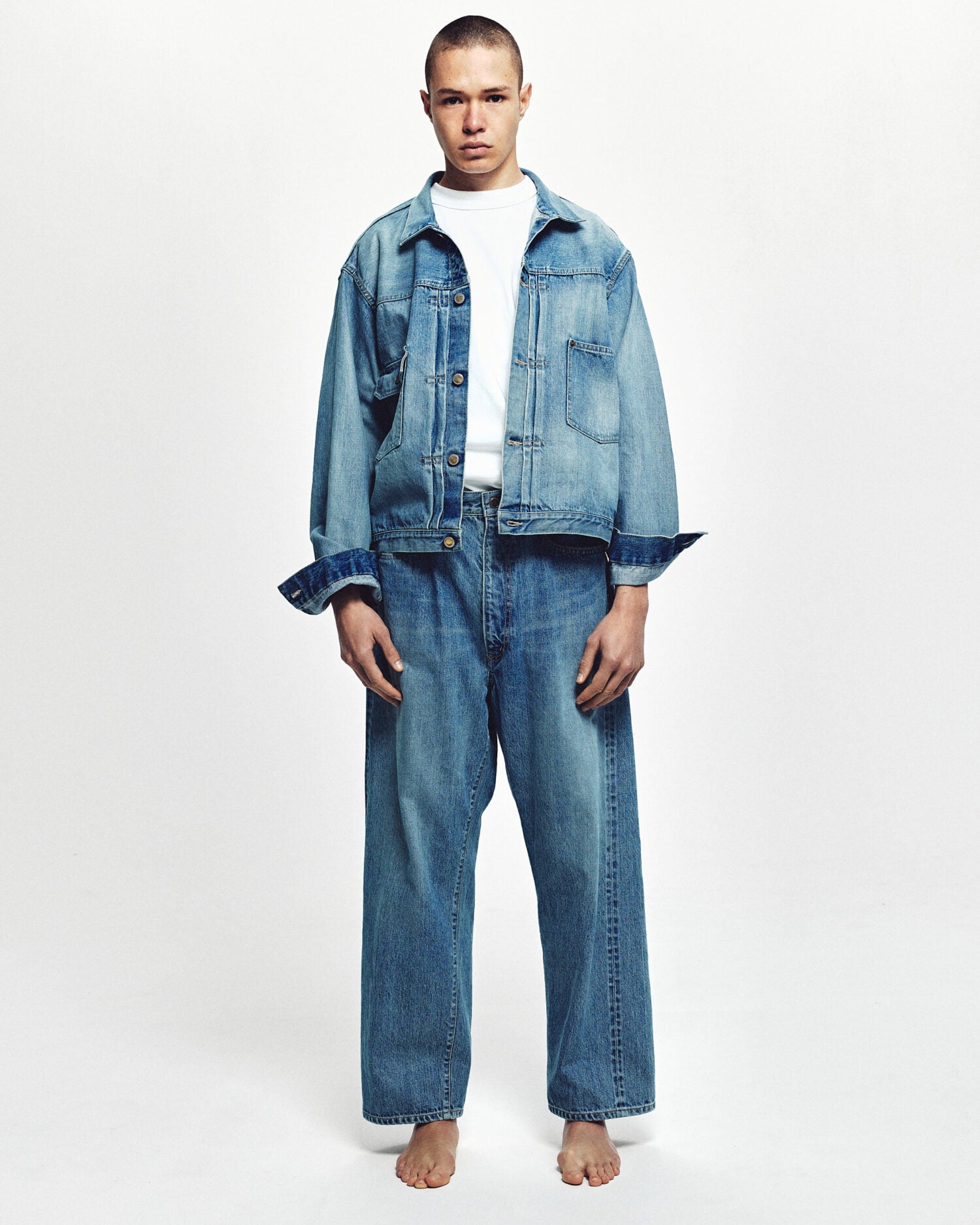 Unlikely Time Travel Trucker Jacket 1977Wash