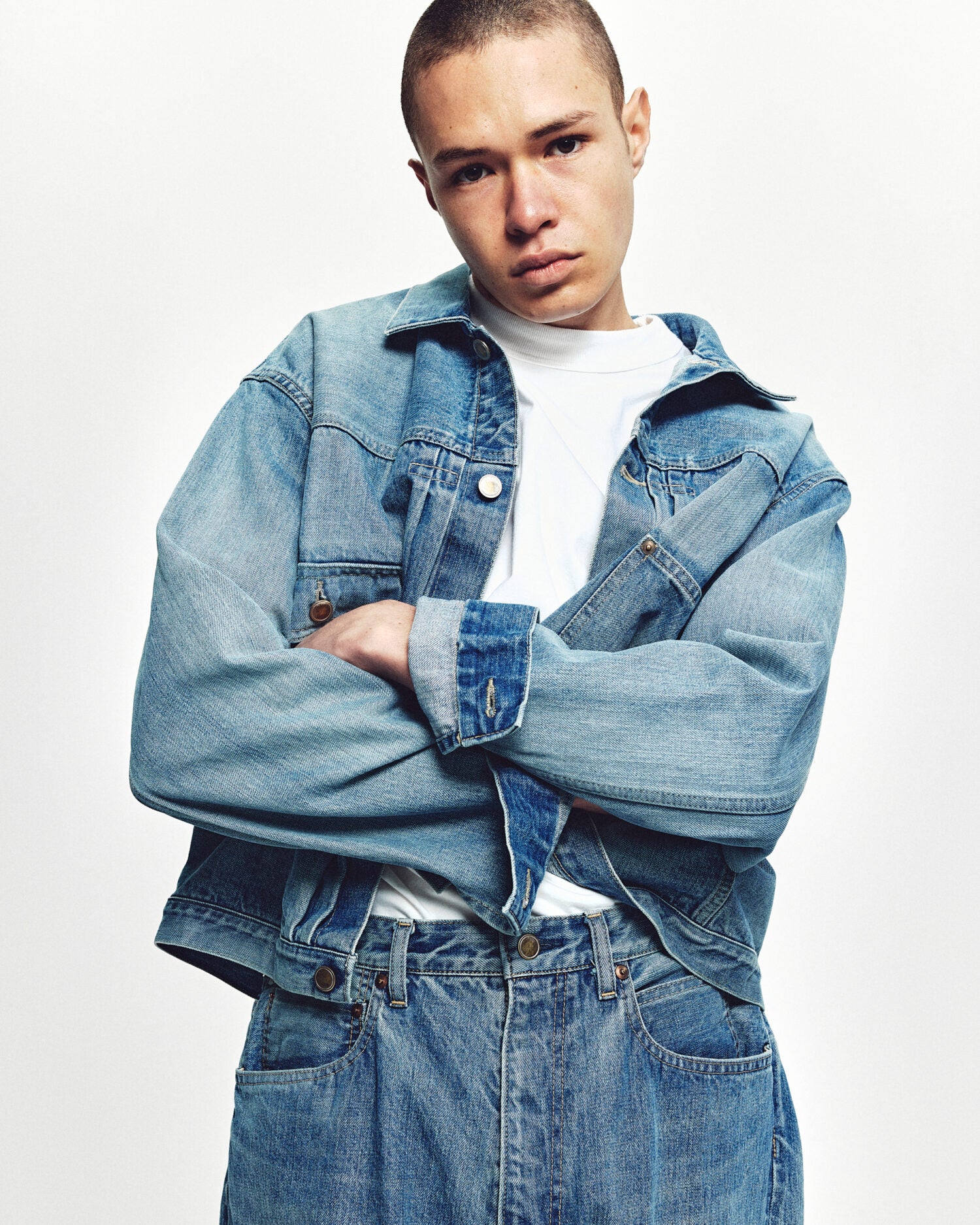 Unlikely Time Travel Trucker Jacket 1977Wash