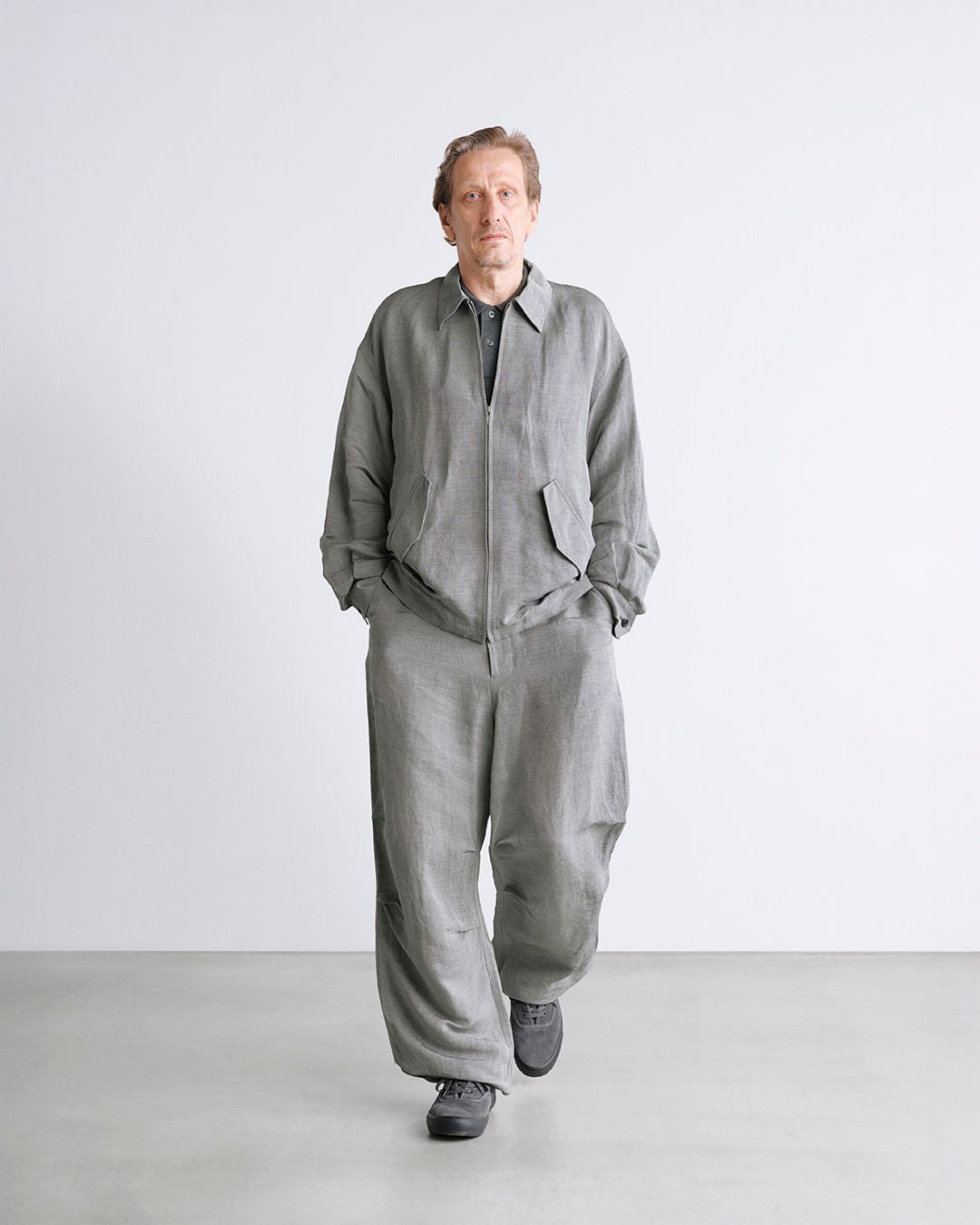 【26SS】Linen Cupro Hopsack Military Pants