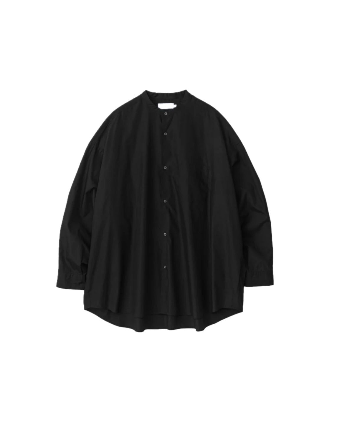 Graphpaper-Broad L/S Oversized Band Collar Shirt