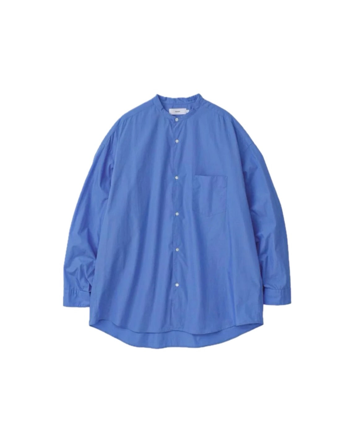 Graphpaper-Broad L/S Oversized Band Collar Shirt