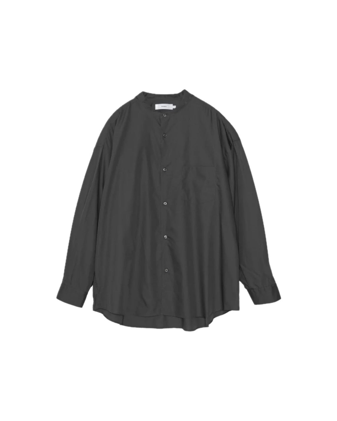 Graphpaper-Broad L/S Oversized Band Collar Shirt
