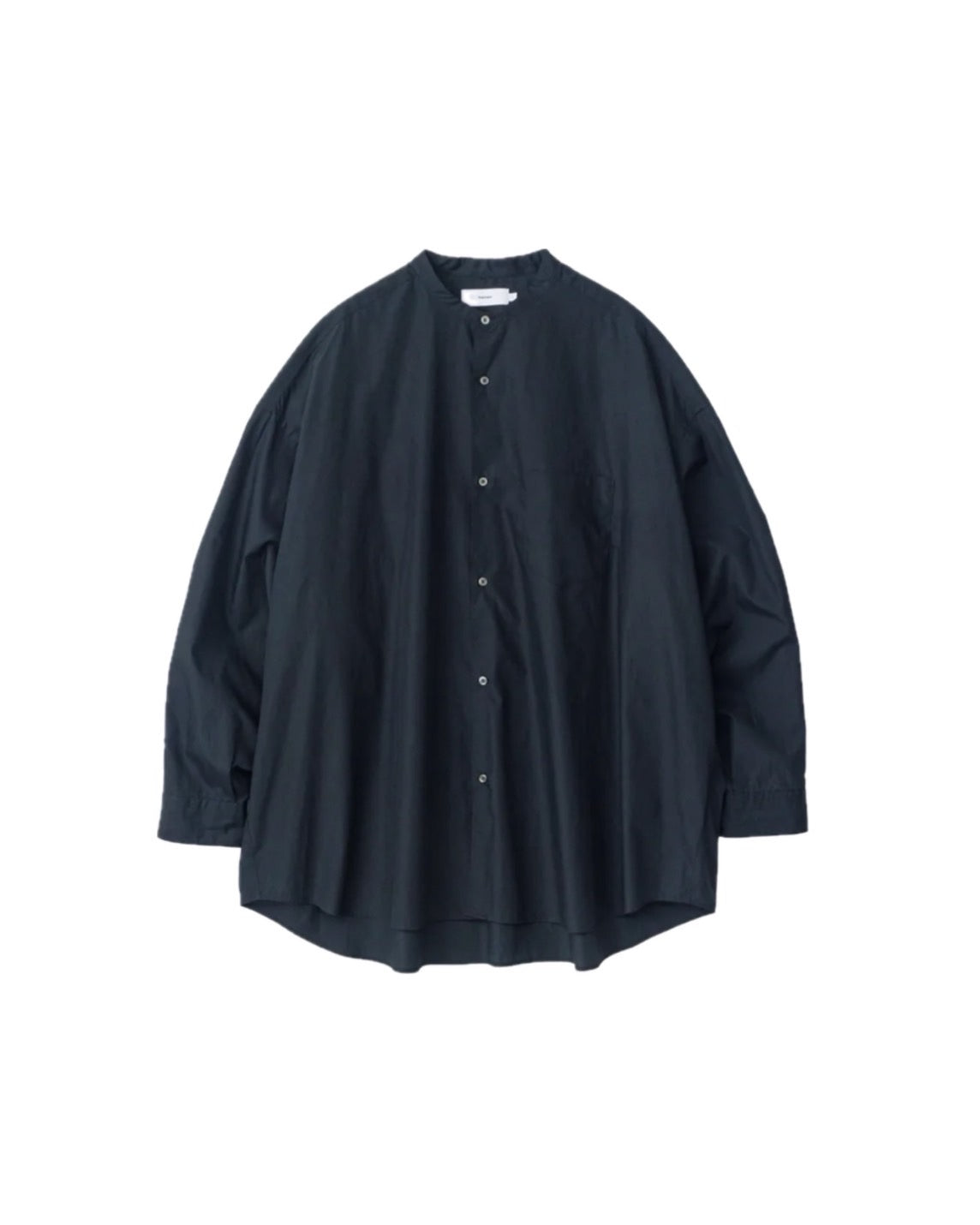 Graphpaper-Broad L/S Oversized Band Collar Shirt