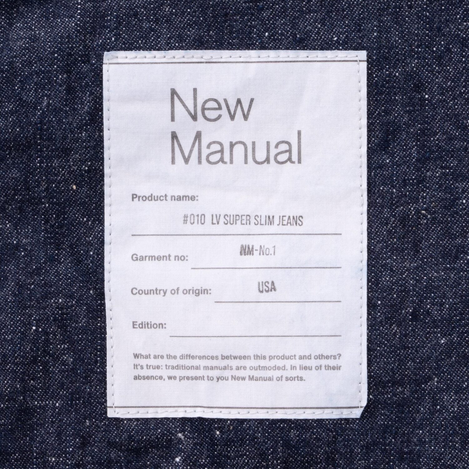 010 LV SUPER SLIM JEANS IDG ONE-WASHED