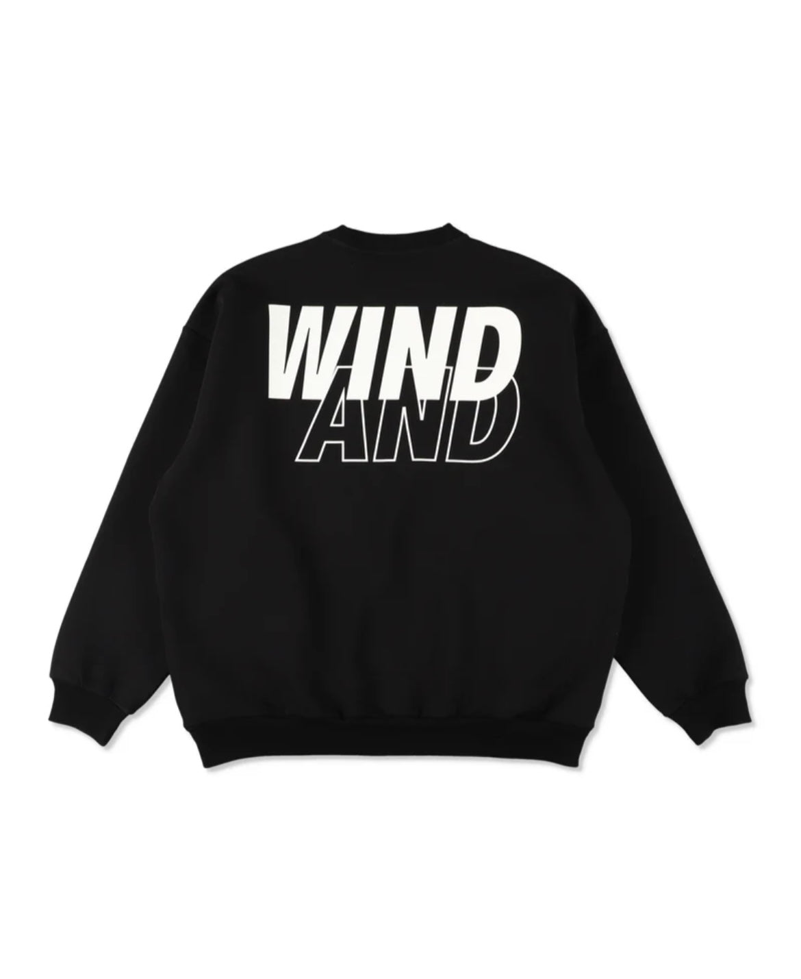 Loose fit crewneck sweat shirt
