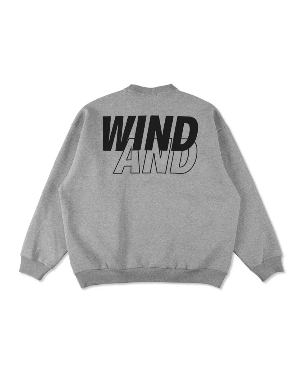 Loose fit crewneck sweat shirt