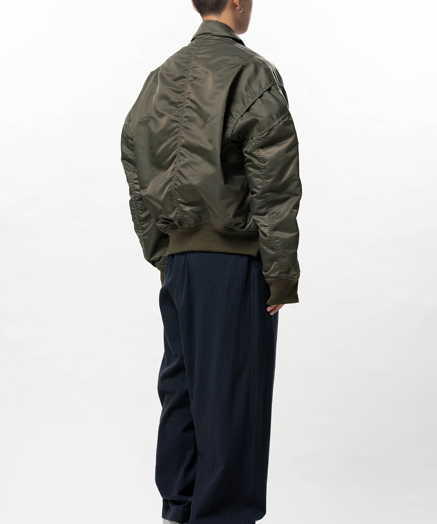 Front Back Combined Denim Jacket