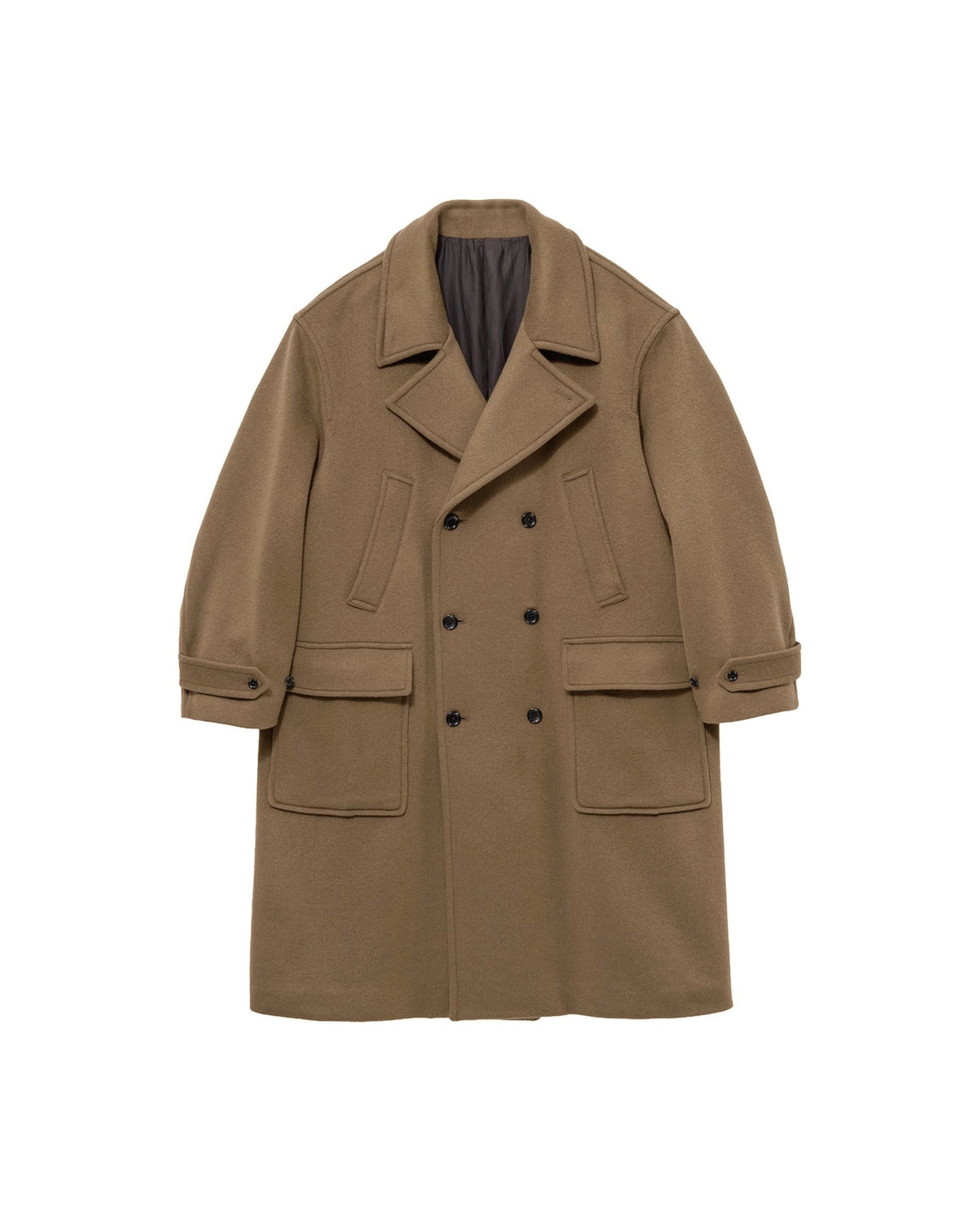 Light Melton Pea Coat