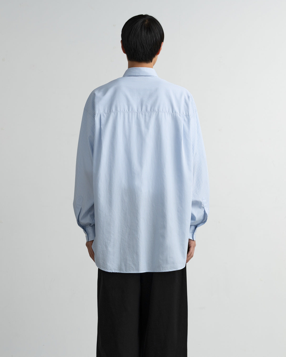 【10/31(土)発売】【LIMITED】Broad Stripe L/S Oversized Regular Collar Shirt