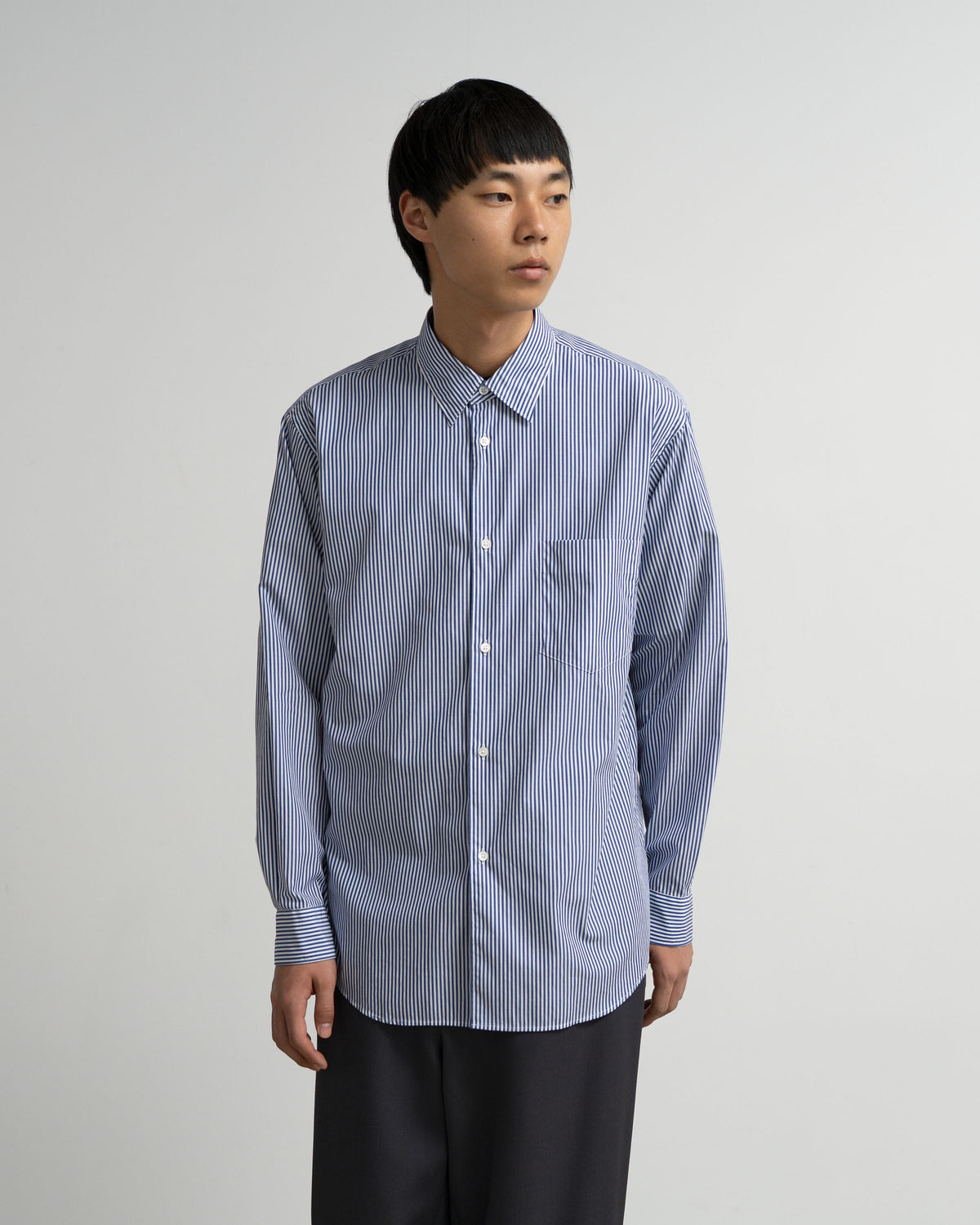 【10/31(土)発売】Broad Stripe Regular Collar Shirt