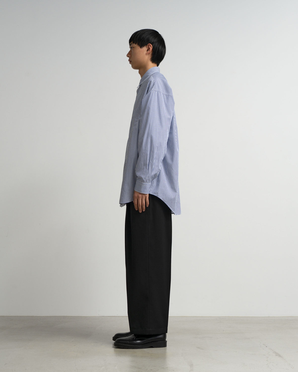 【10/31(土)発売】Broad Stripe L/S Oversized Regular Collar Shirt
