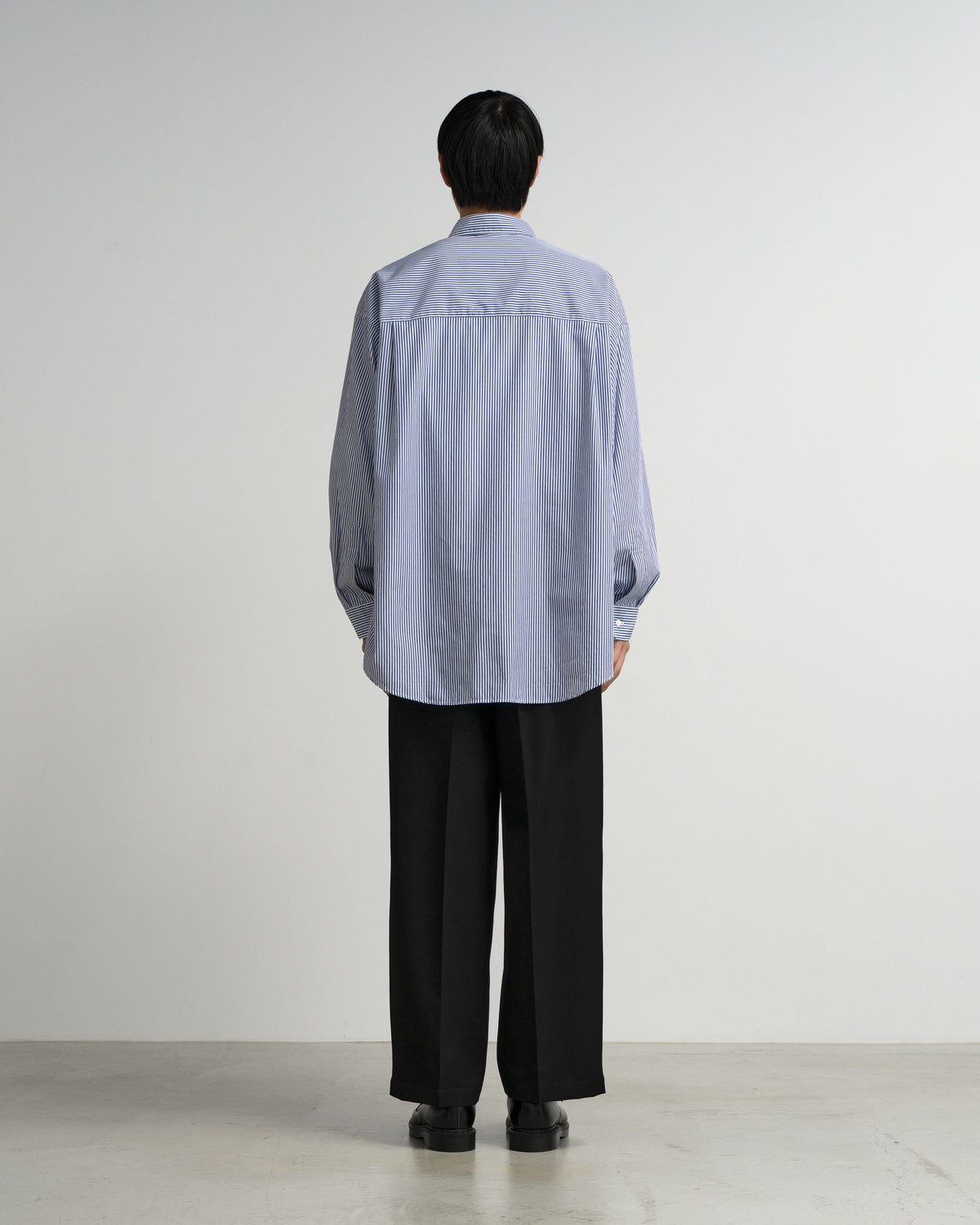【10/31(土)発売】Broad Stripe L/S Oversized Regular Collar Shirt