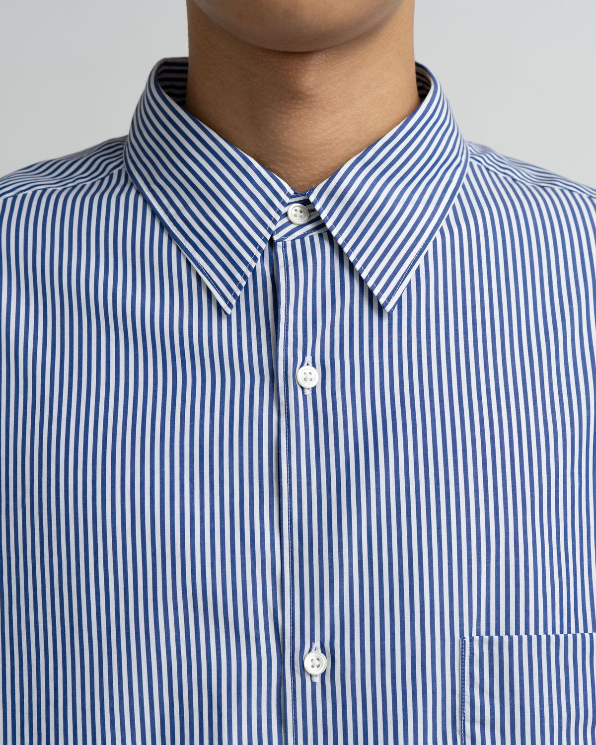 【10/31(土)発売】Broad Stripe L/S Oversized Regular Collar Shirt