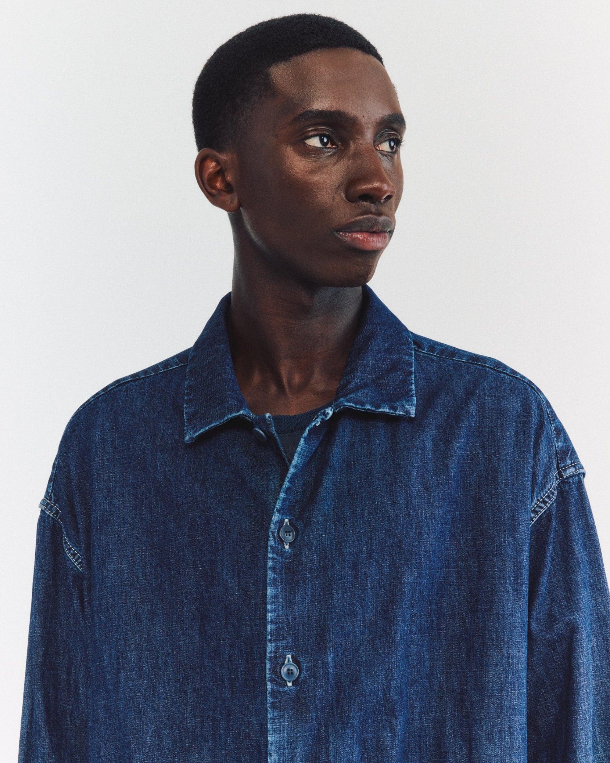 EUDES DENIM SHIRT / L DENIM