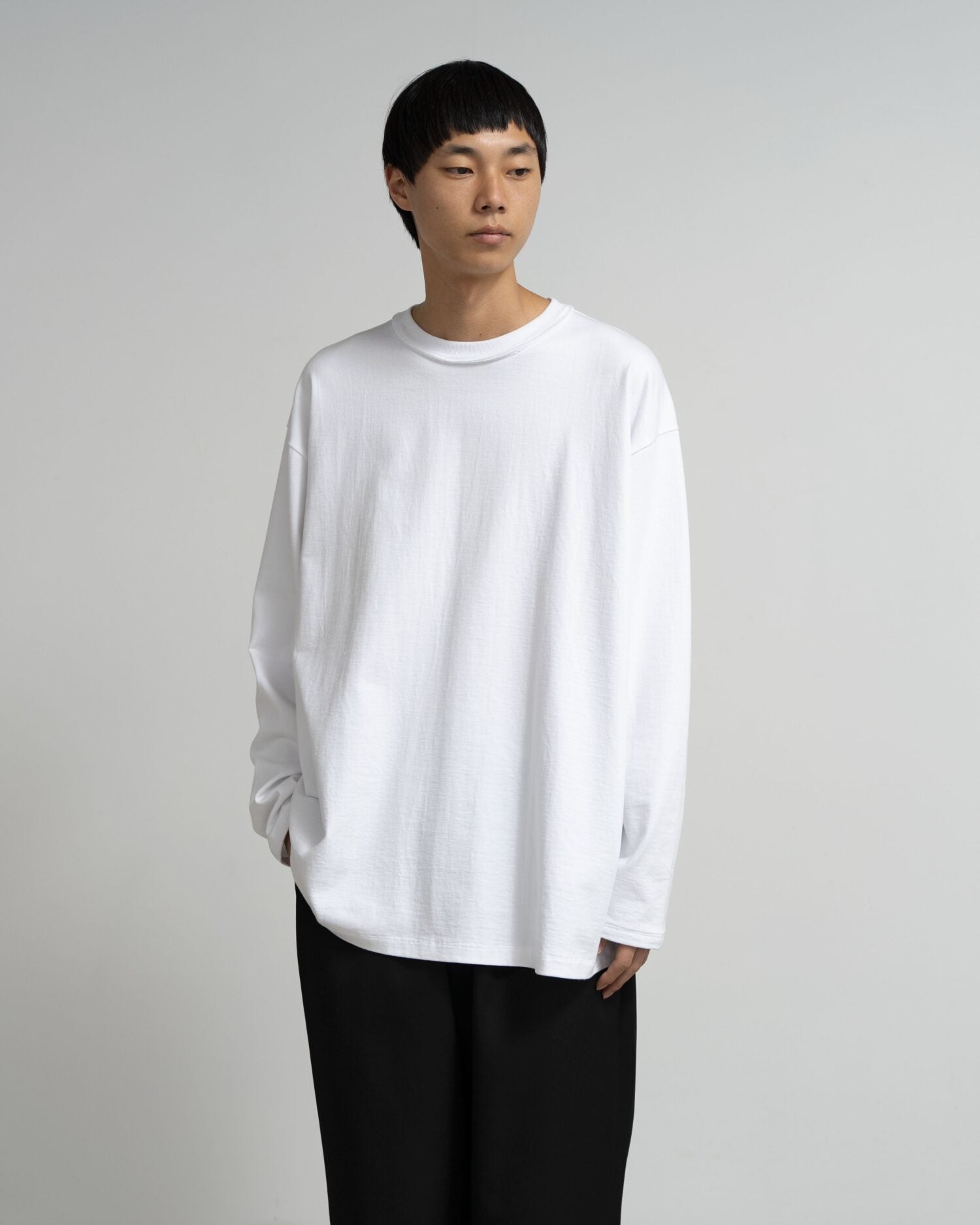 Graphpaper-CF.GP Heavy Weight L/S Oversized Tee