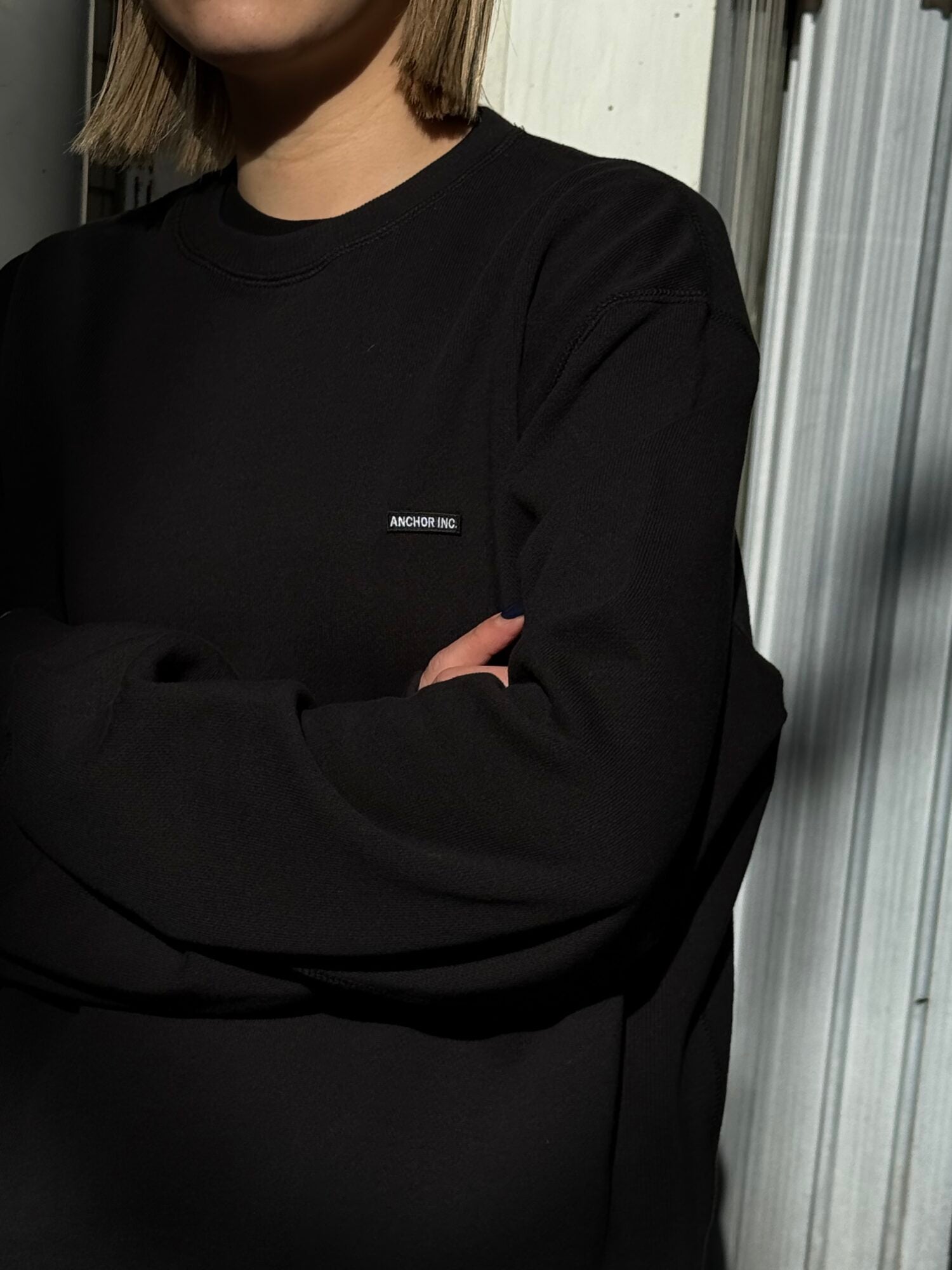 SMALL PATCH CREW SWEAT