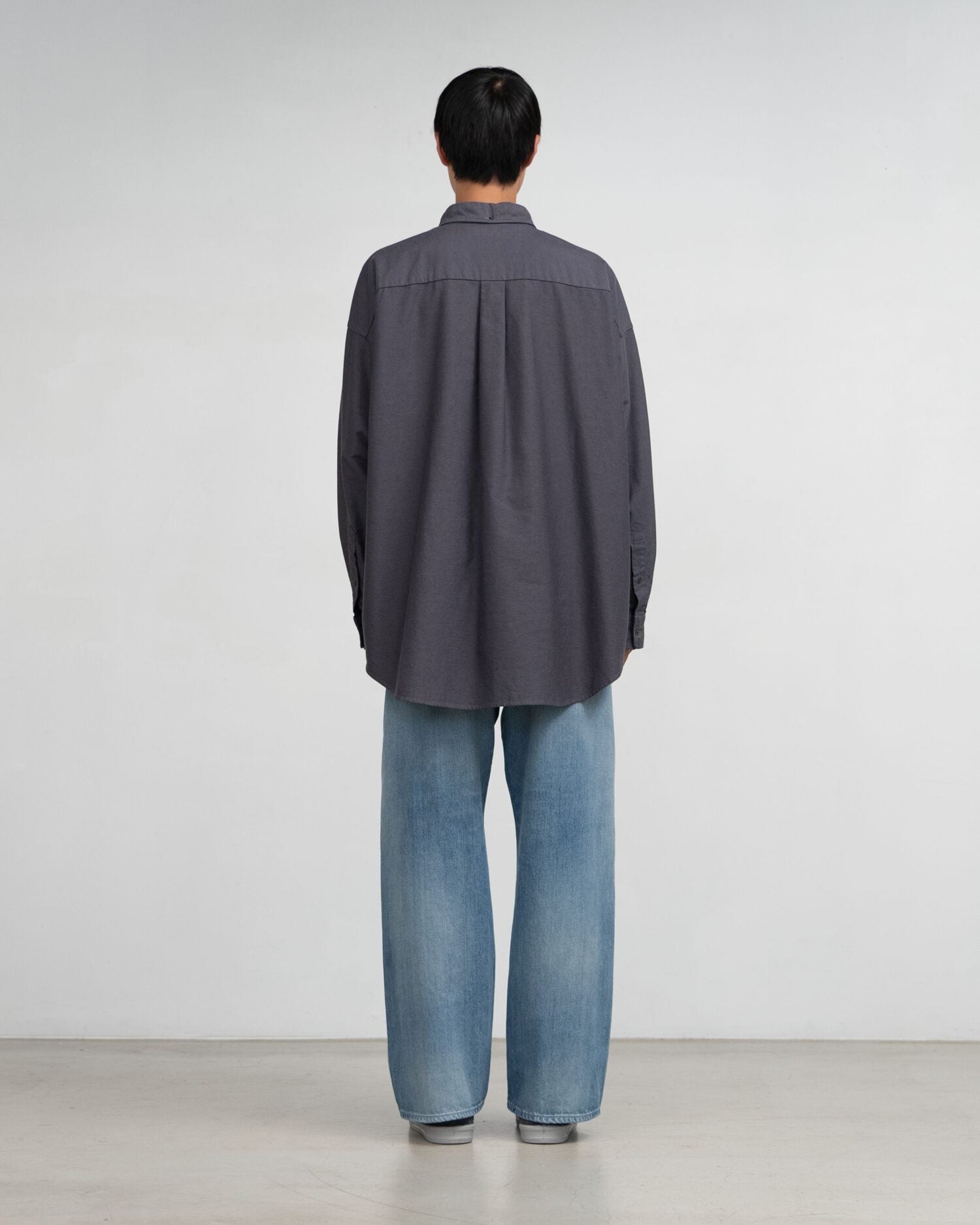 Selvage Denim Five Pocket Wide Straight Pants(LIGHT FADE)