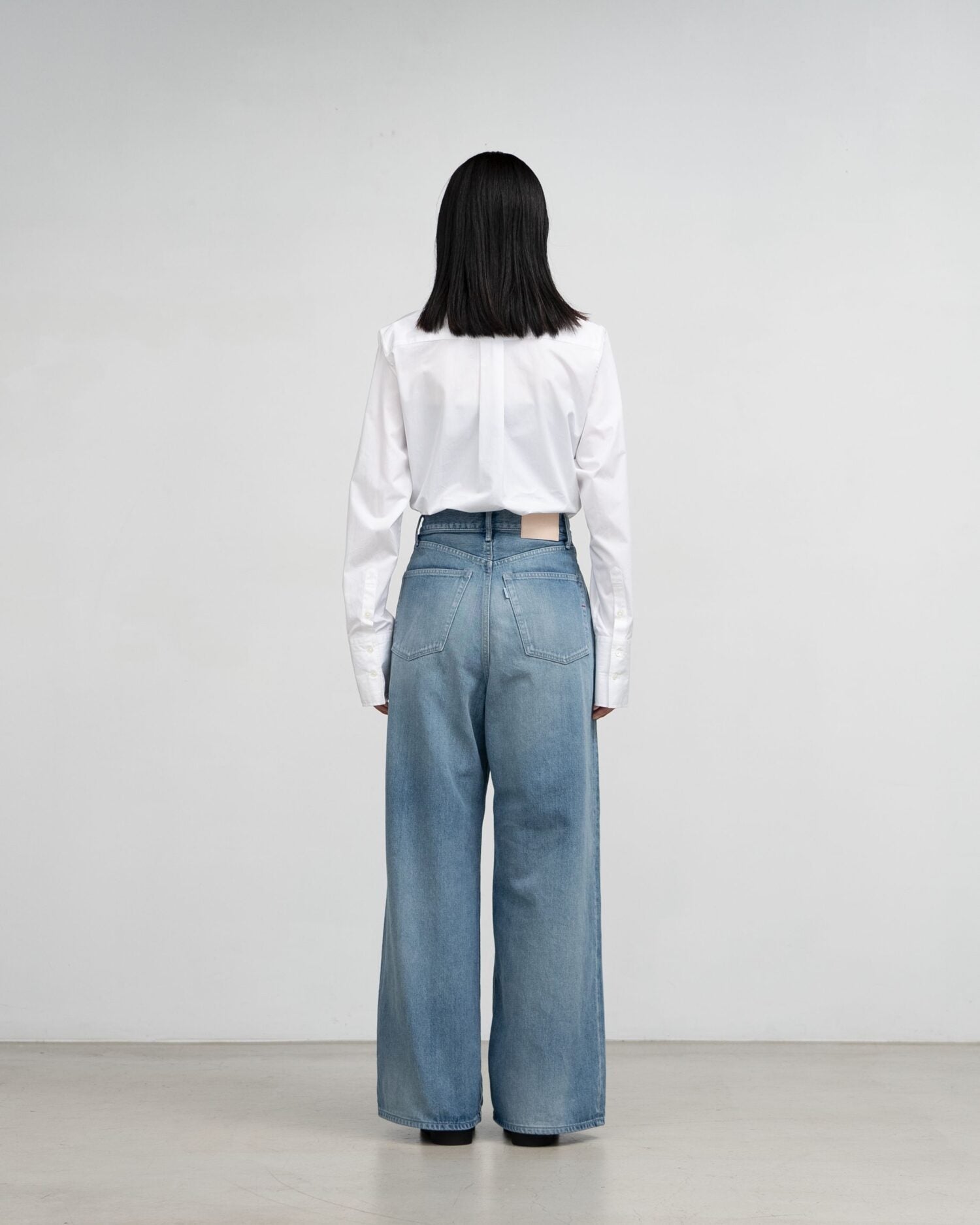 Selvage Denim Two Tuck Wide Pants(LIGHT FADE)