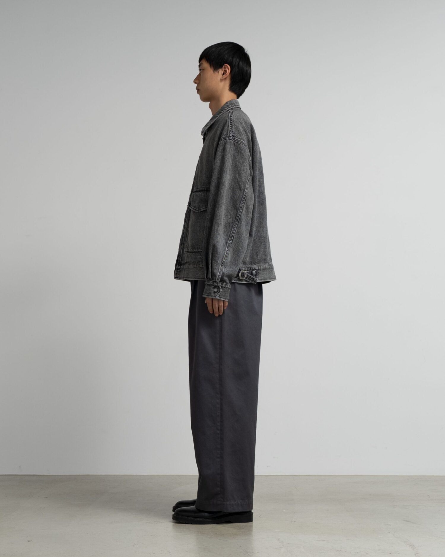 Selvage Denim Zip Jacket(LIGHT FADE)