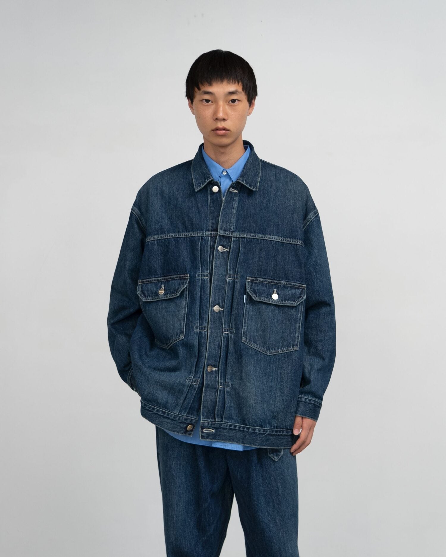 Selvage Denim Jacket(DARK FADE)
