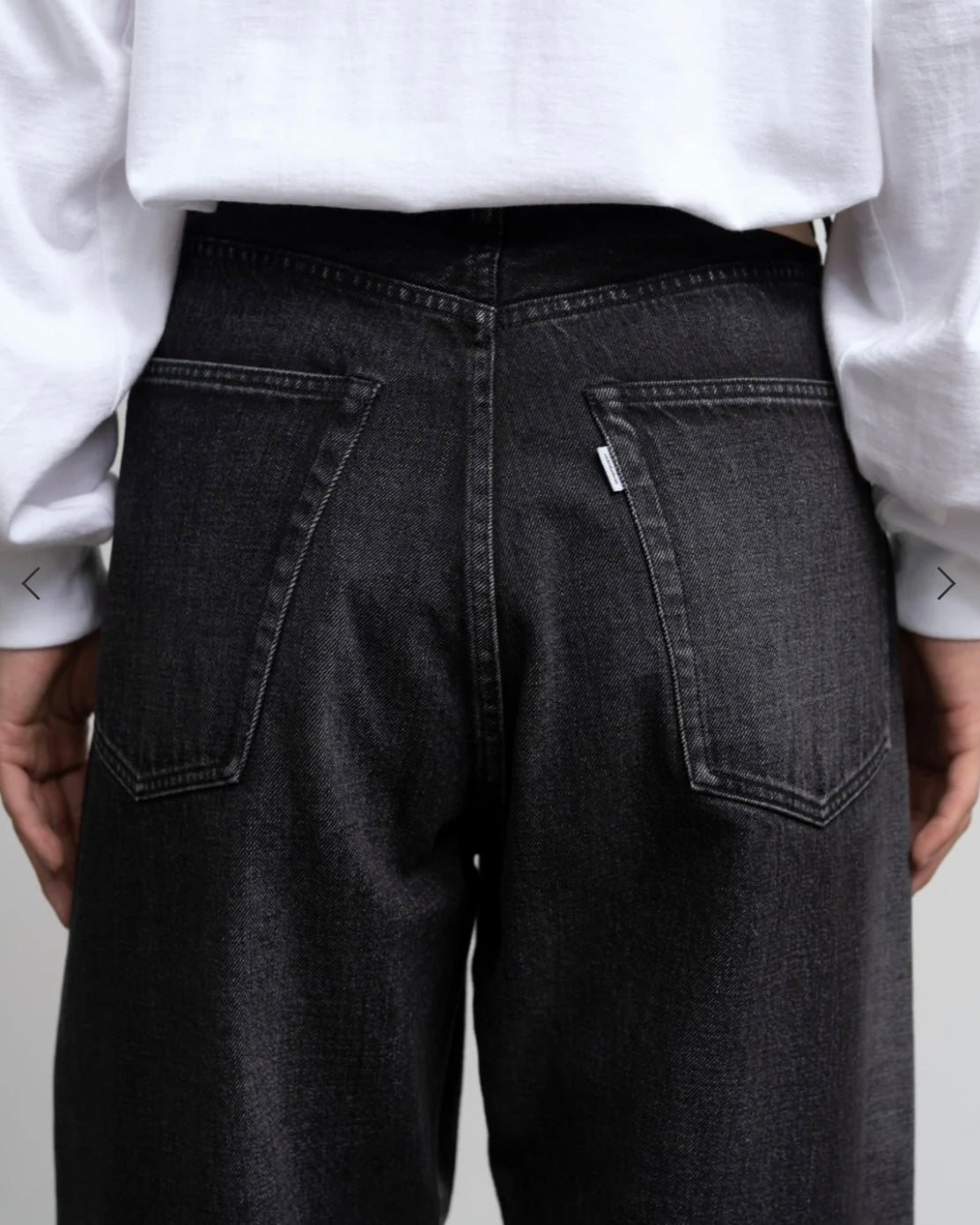 Graphpaper-Selvage Denim Five Pocket Tapered Pants(DARK FADE)
