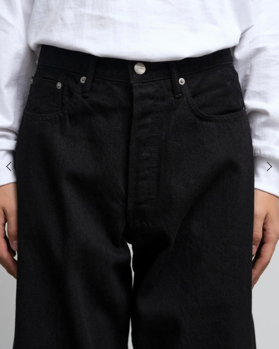 Selvage Denim Five Pocket Tapered Pants(RIGID.WASHED)