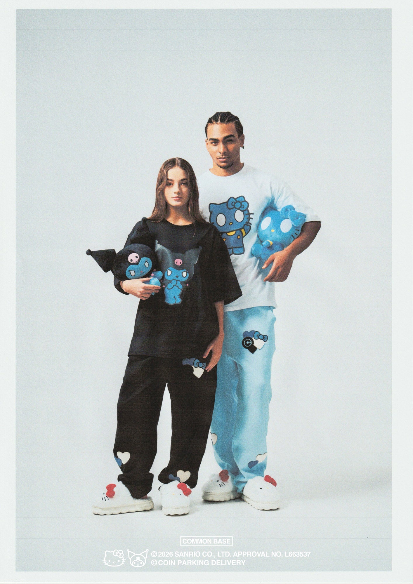 COIN PARKING DELIVERY × SANRIO CHARACTERS PRINT S/S TEE - クロミ