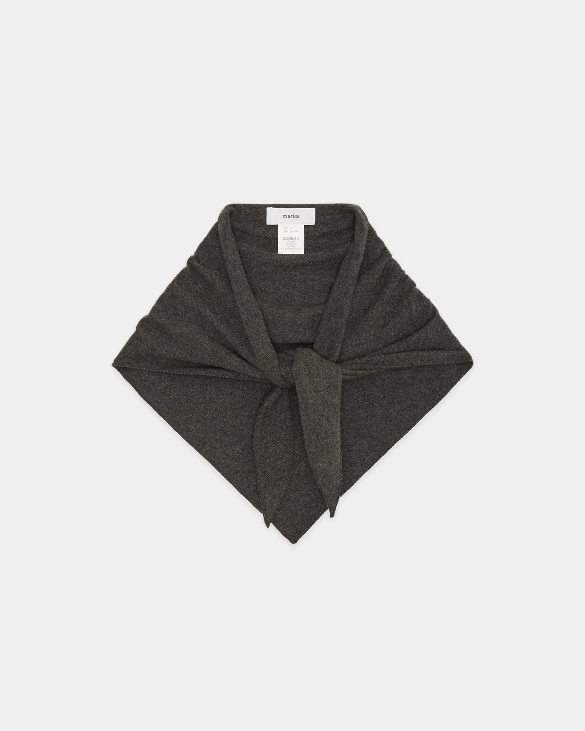【10/8((木))発売】SUPER 180s MILLED WOOL JERSEY TRIANGLE SCARF