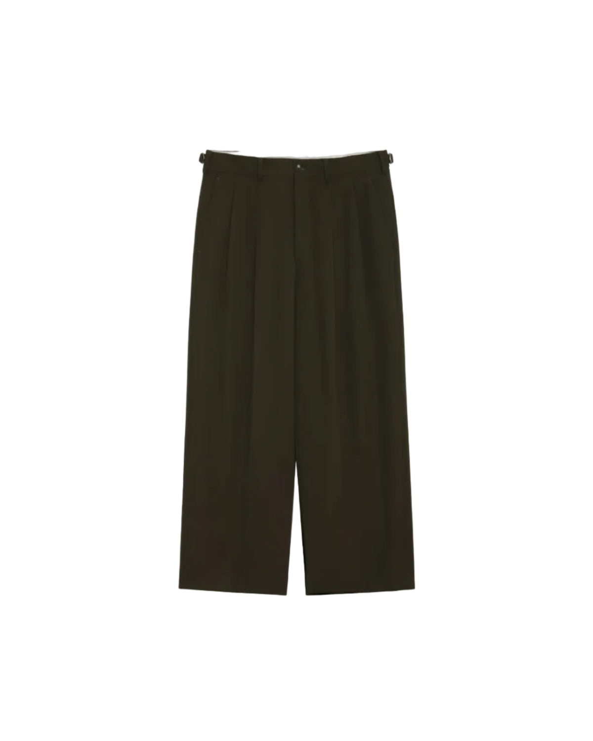 【10/29(木)発売】WOOL GABARDINE WASHER TUMBLER DOUBLE PLEATED WIDE TROUSERS