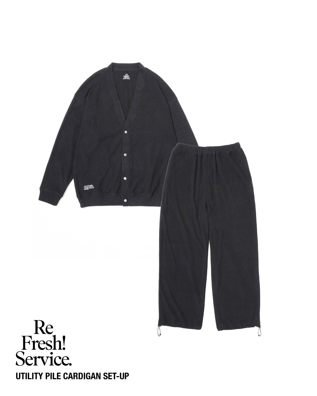 【3/28(土)発売】UTILITY PILE CARDIGAN SET-UP